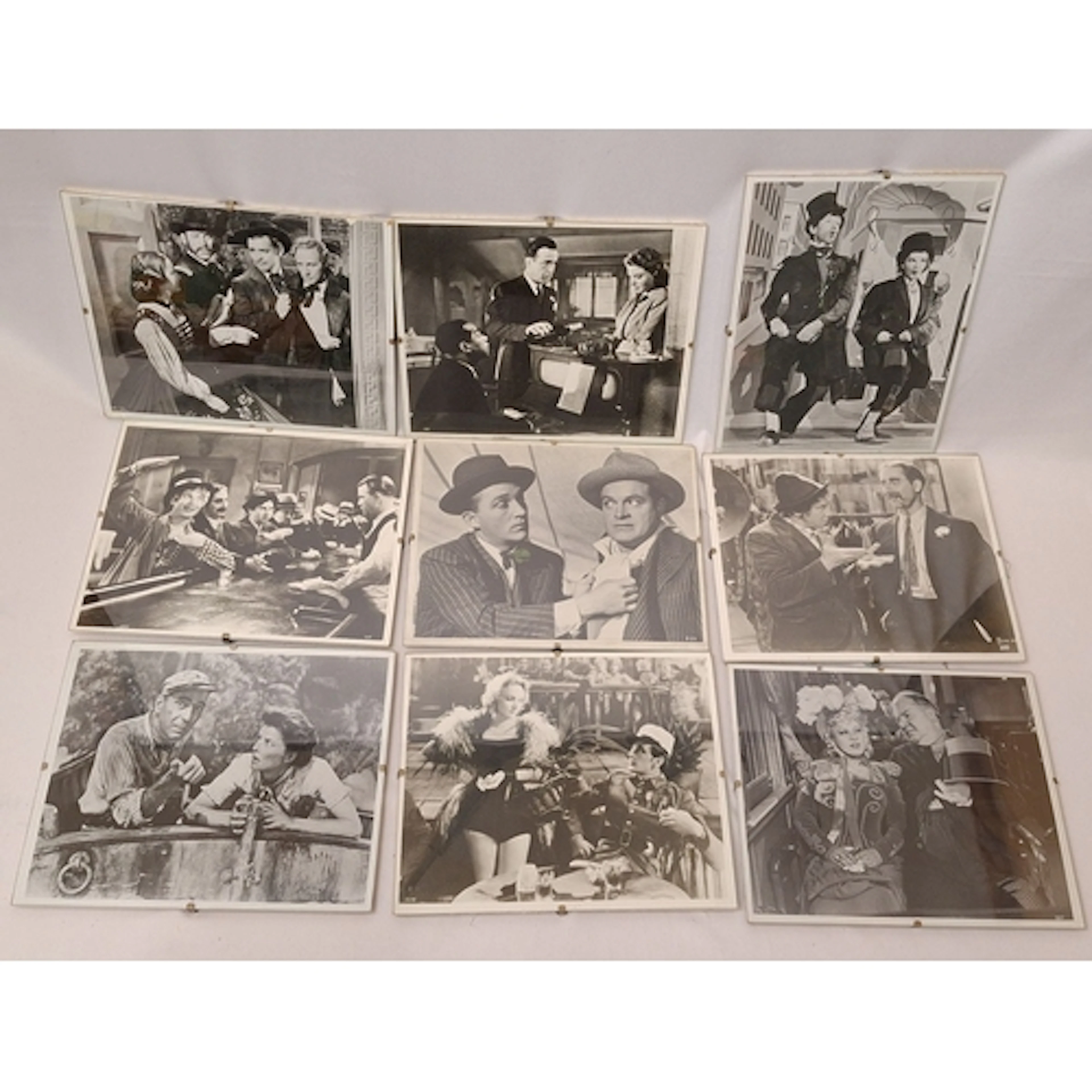Black & White Photographic Prints in clip frames incl. Clark...