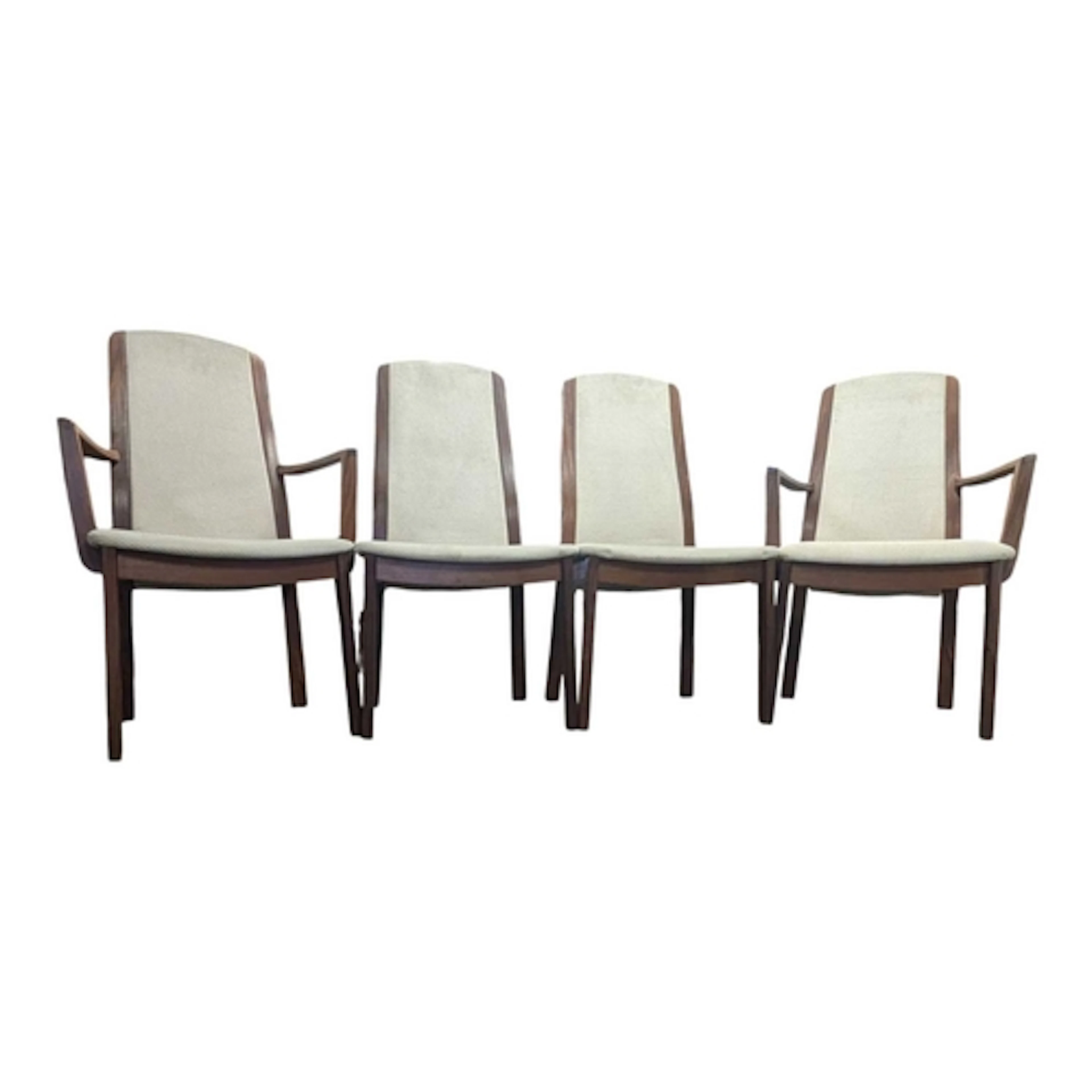 G Plan Furniture - Set of four mid century teak high-back di...