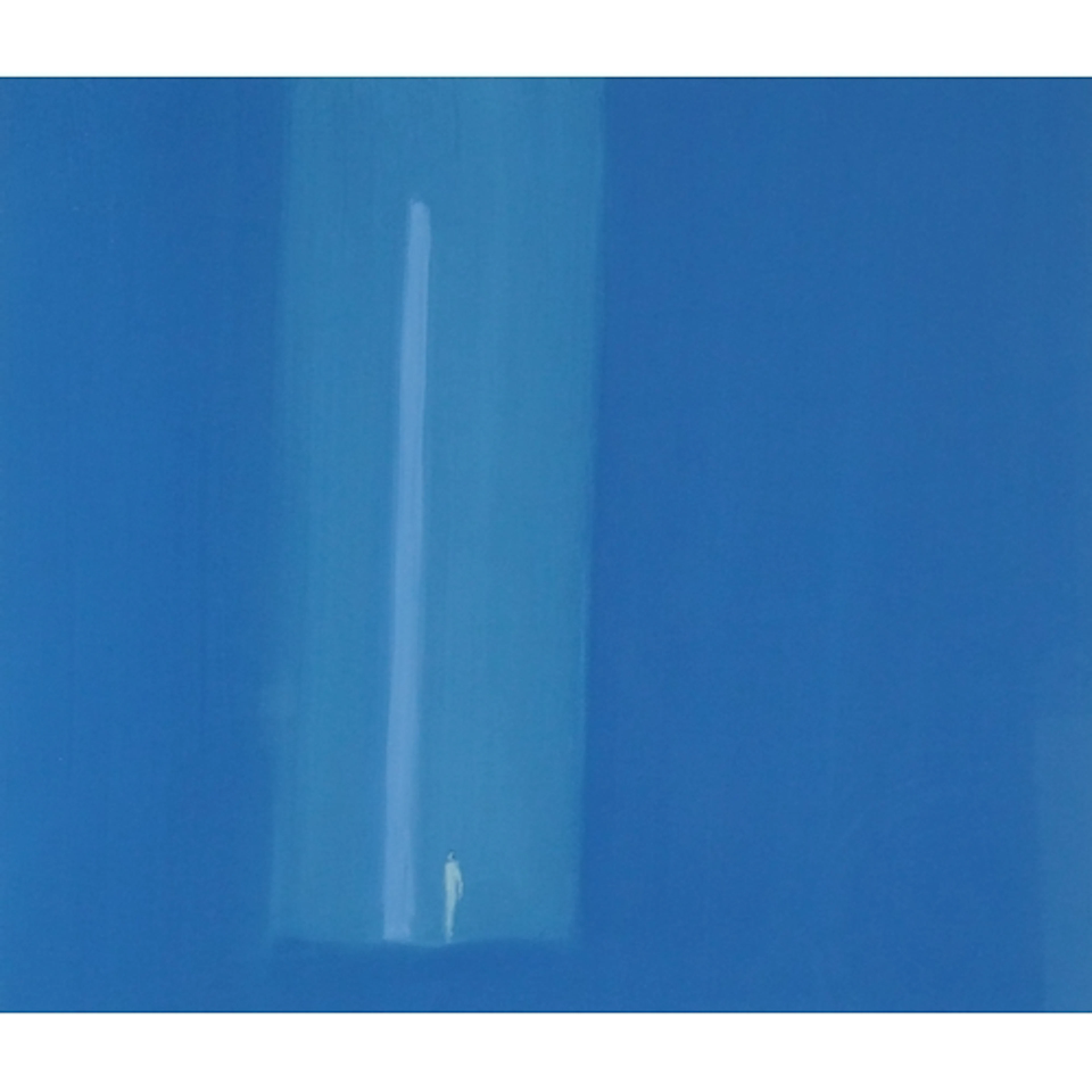John Miller - Blue interior with figure, 20th century Britis...