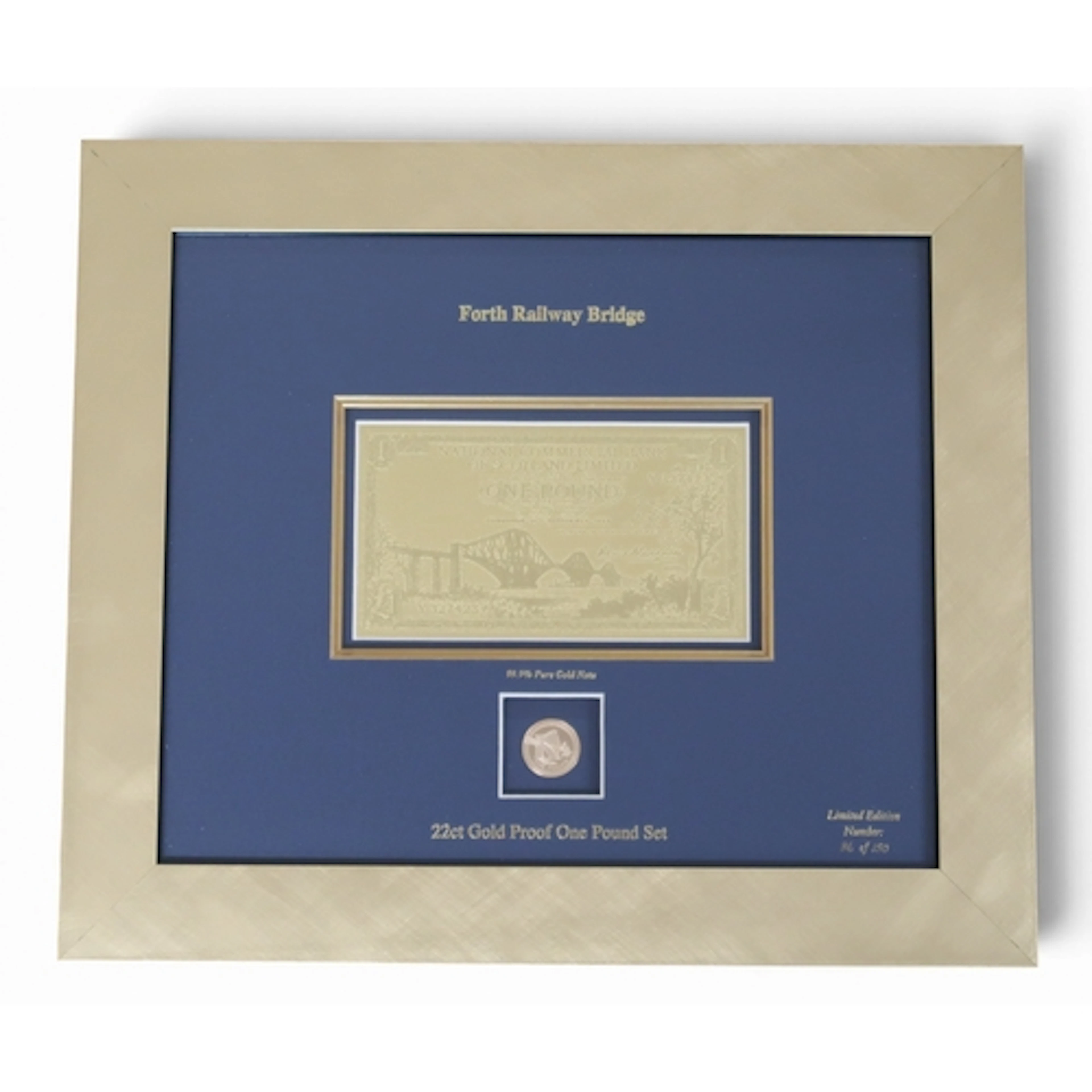 Elizabeth II (1952-2022) Forth Bridge One Pound Gold Proof 2...