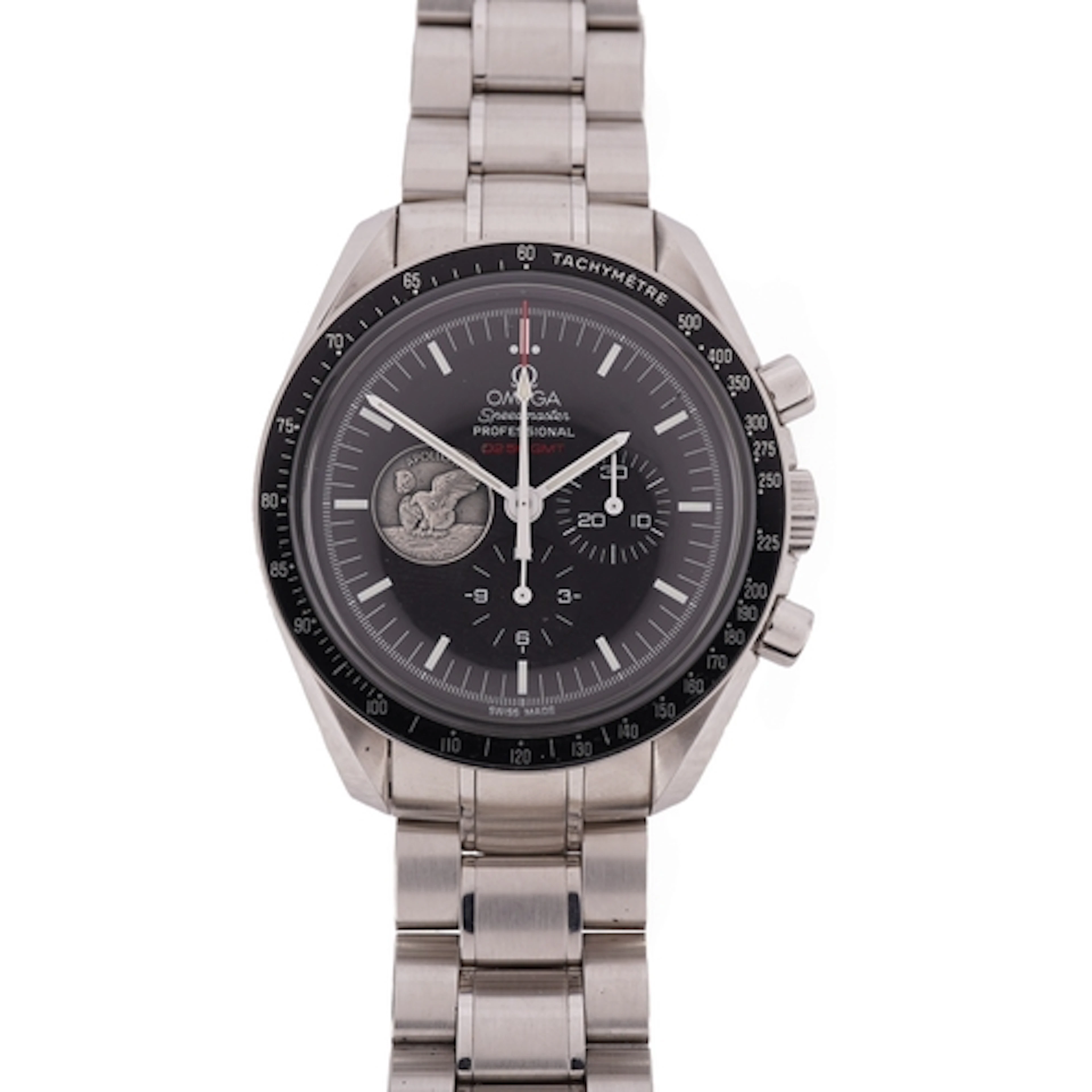 A gentleman's 2009 stainless steel, Omega Speedmaster Profes...