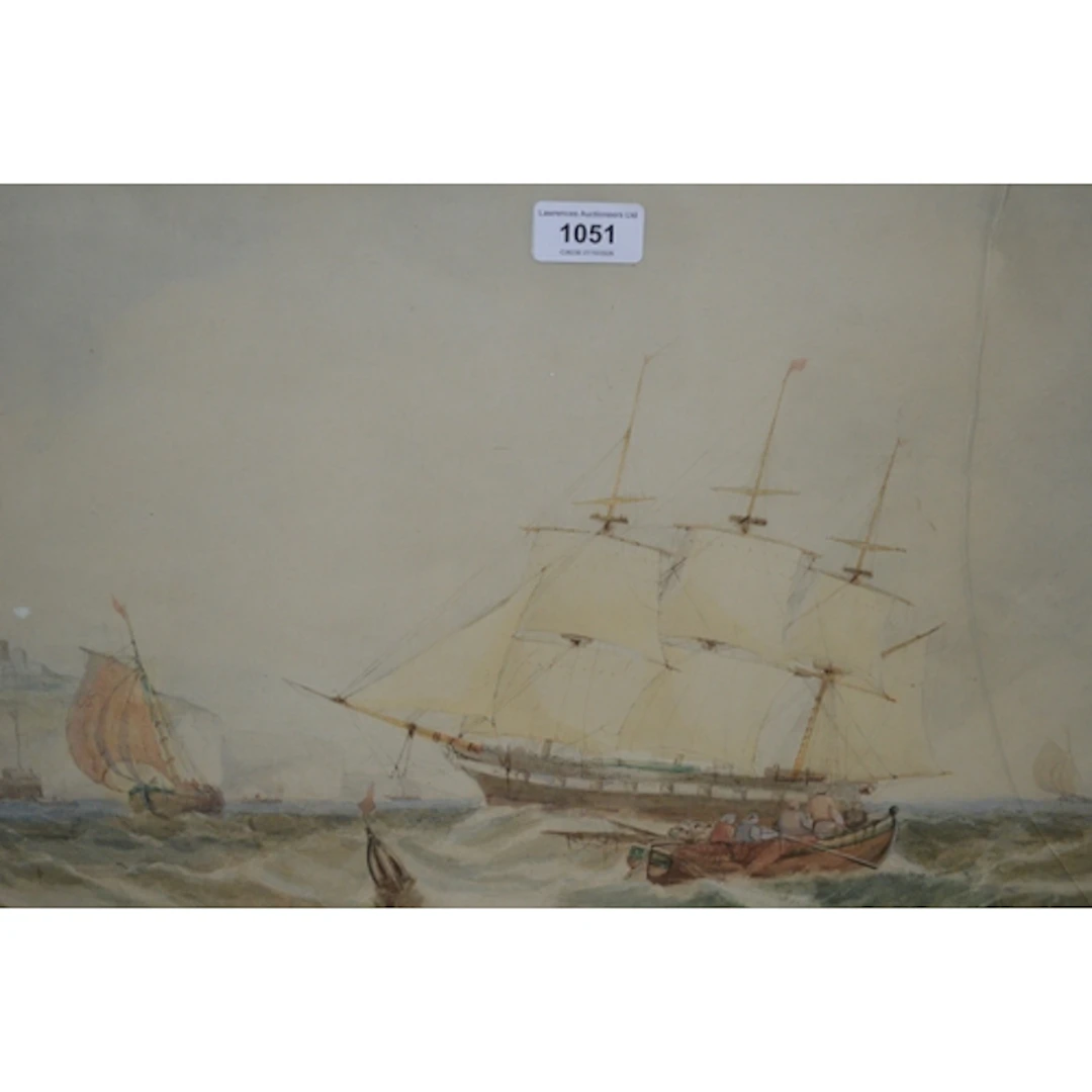 Late 19th / early 20th Century watercolour, various shipping...