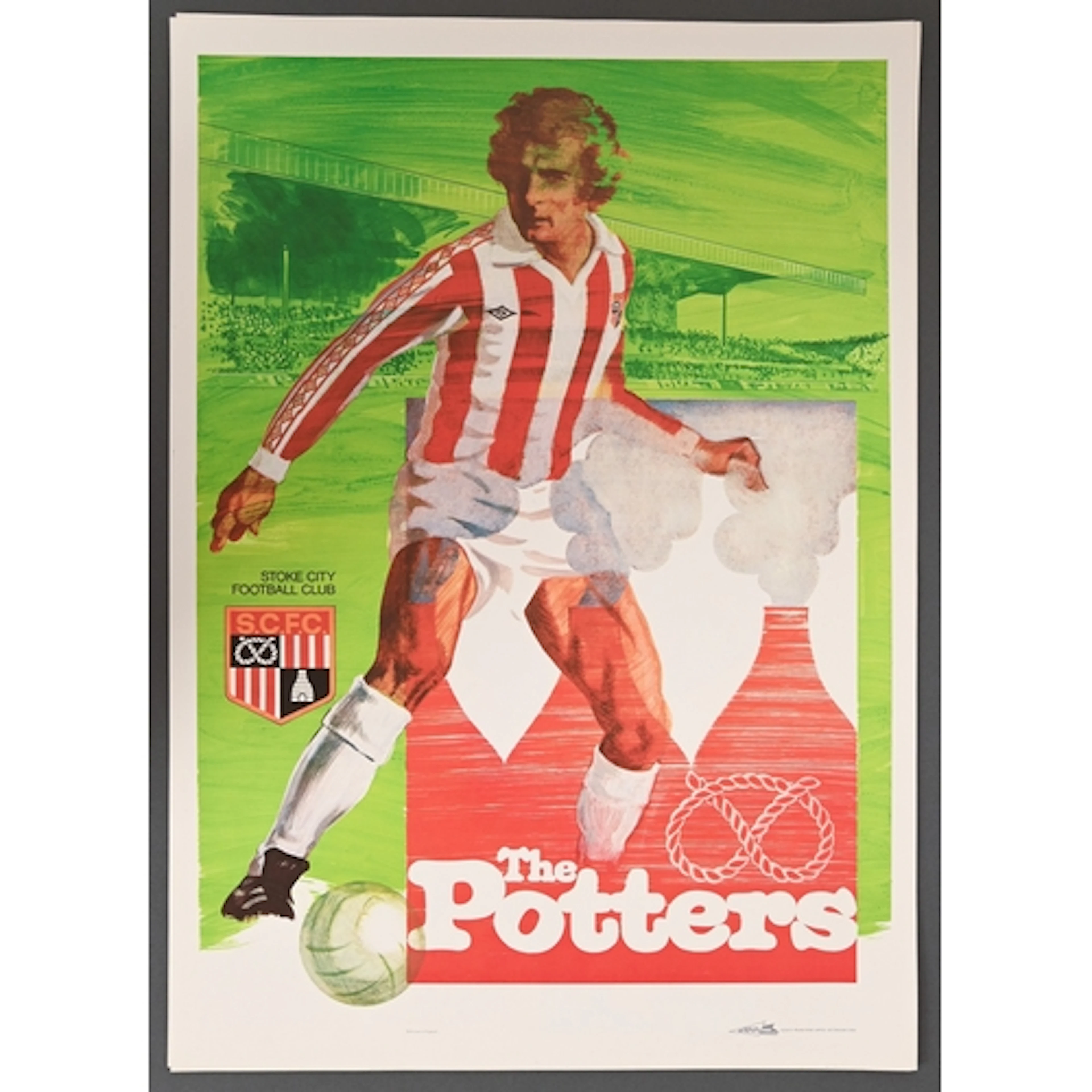 Miscellaneous football posters, c1980, teams including Notti...