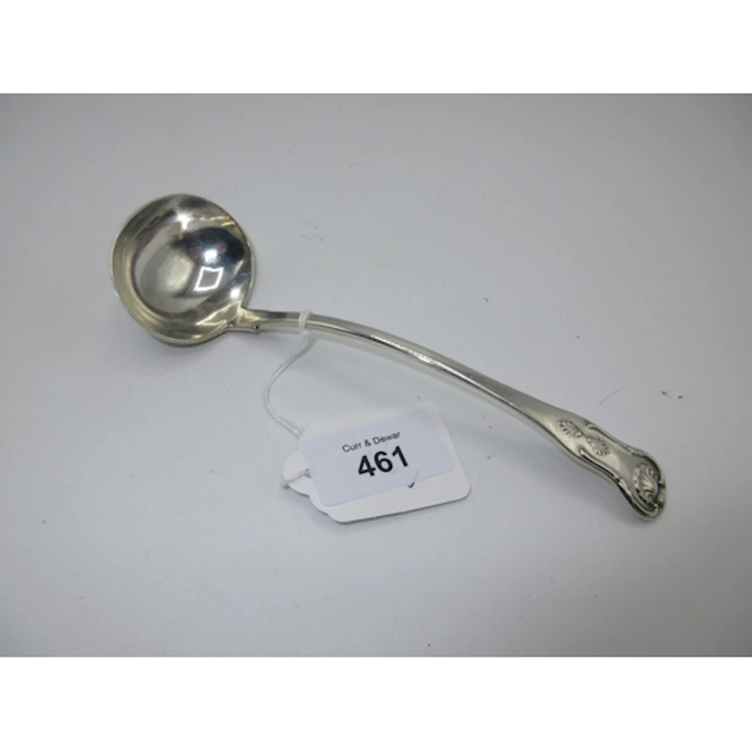 Scottish Provincial Silver Sauce Ladle by Robert Naughton In...