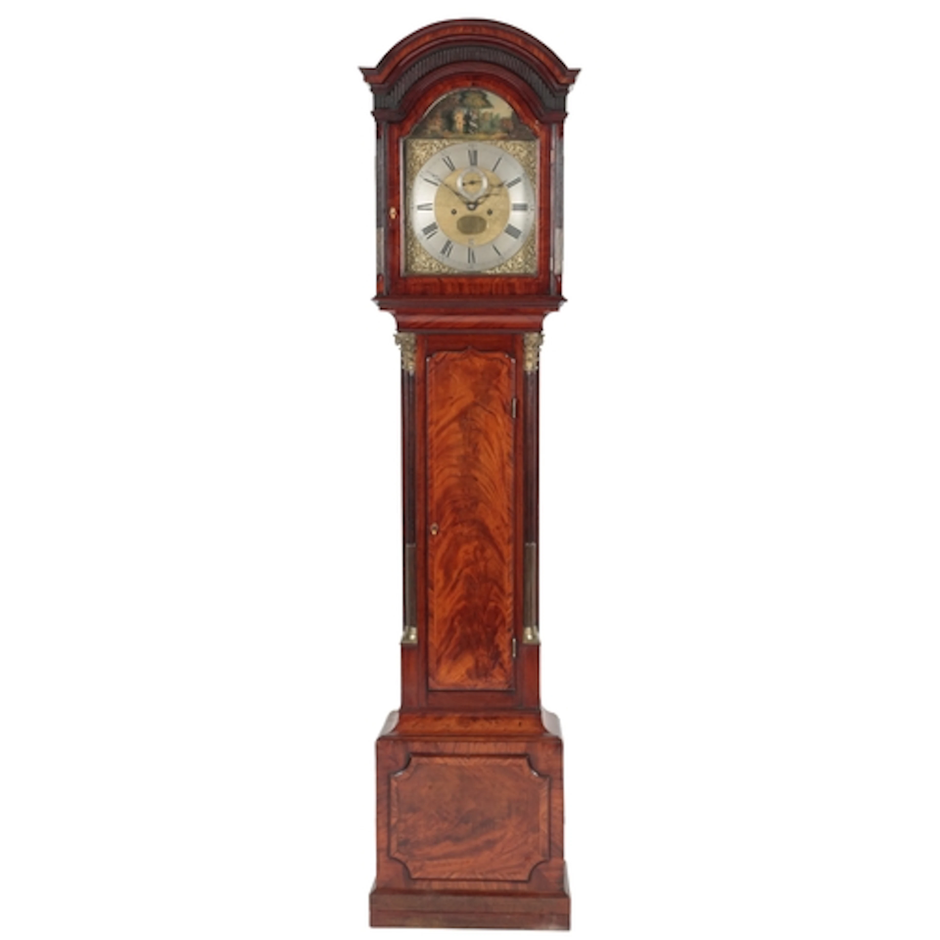 A George III mahogany automaton longcase clock, by Thomas Go...