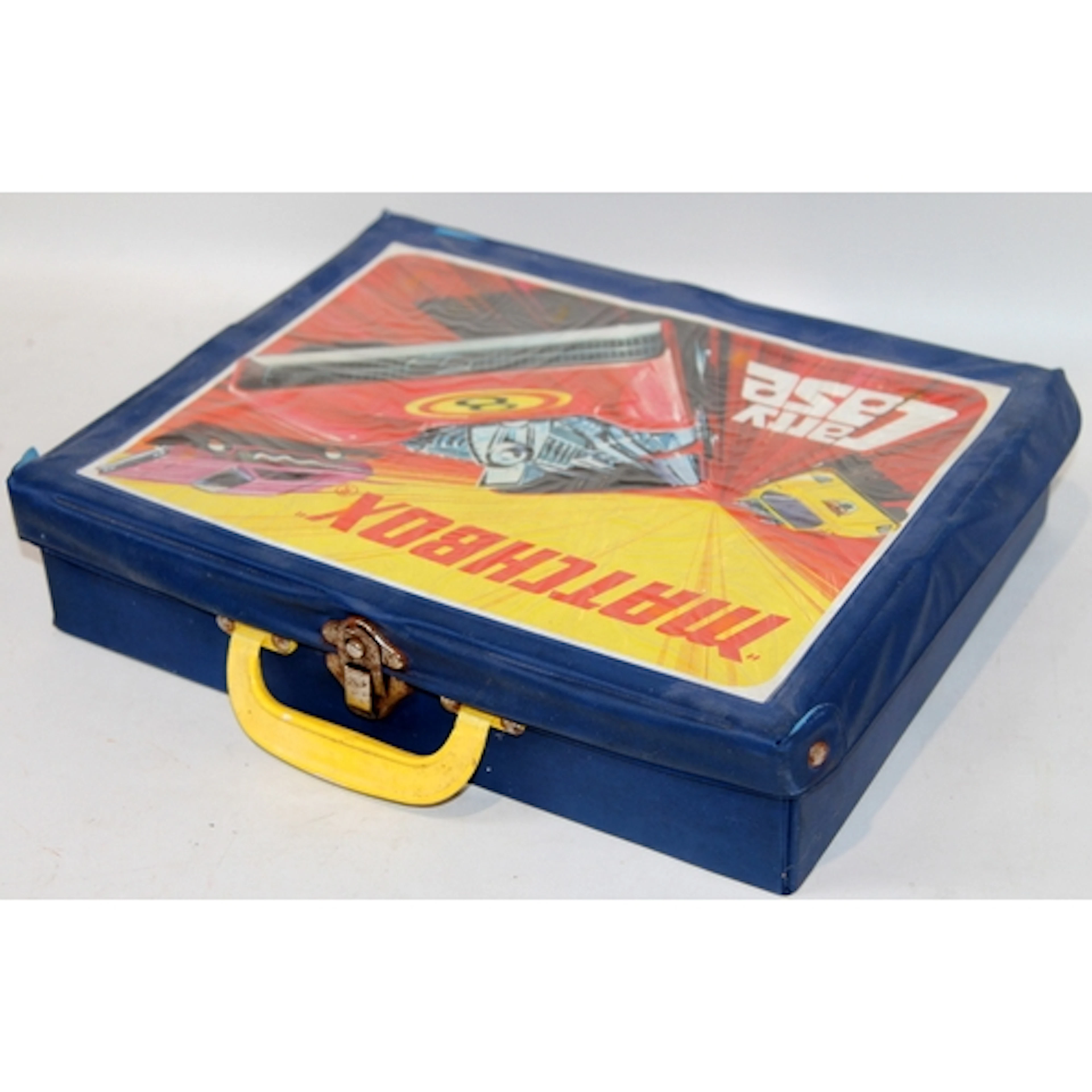 Vintage Matchbox 75/Superfast etc carry case c/w a quantity ...