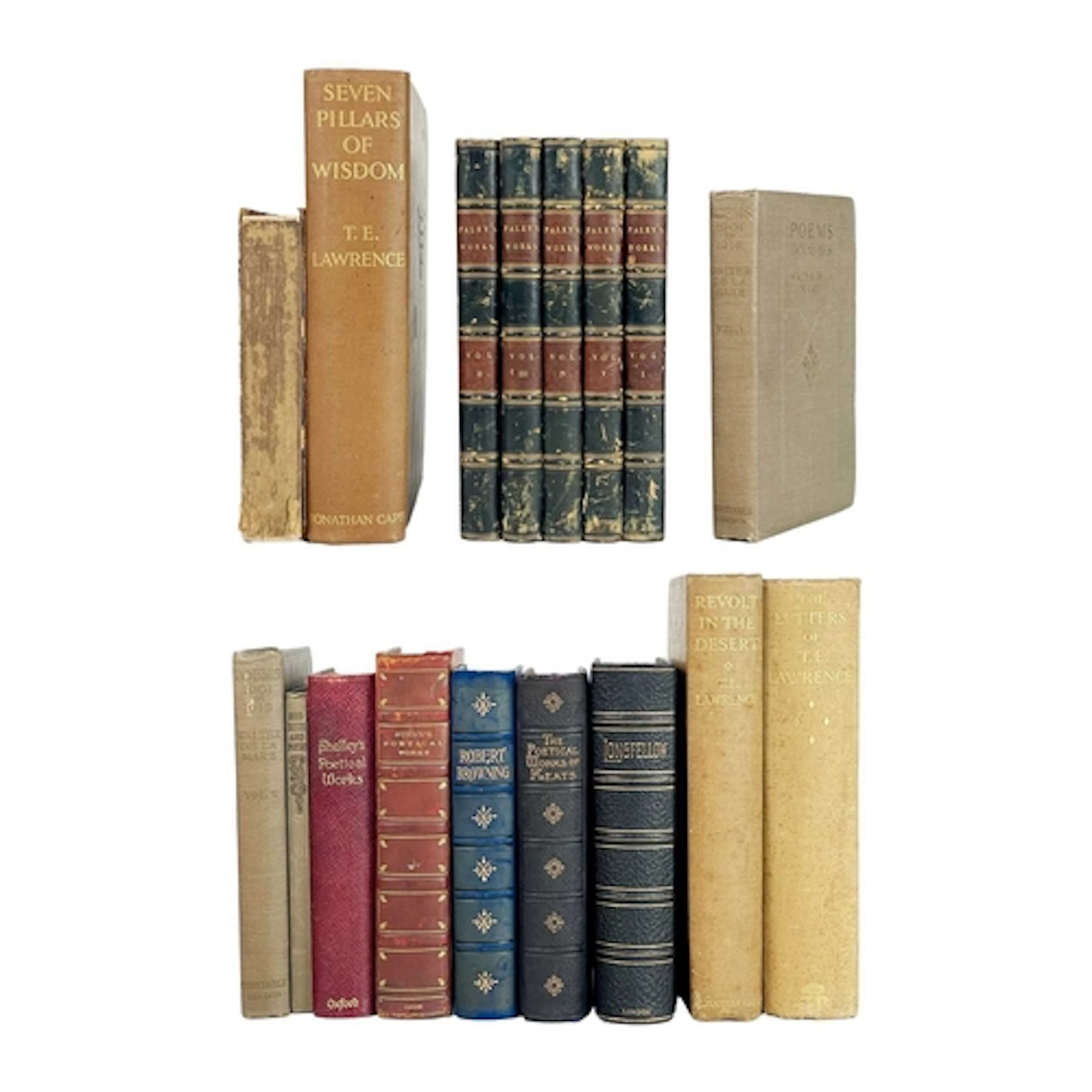 (Poetry) Seventeen works. To include five volumes of 'The Wo...