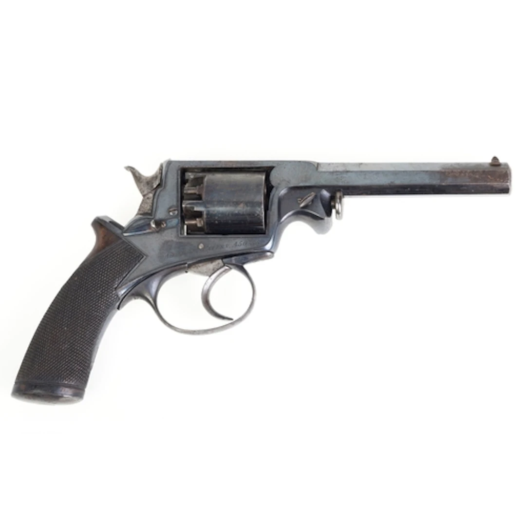 ADAMS SELF COCKING 5 SHOT PERCUSSION REVOLVER. Adams self co...