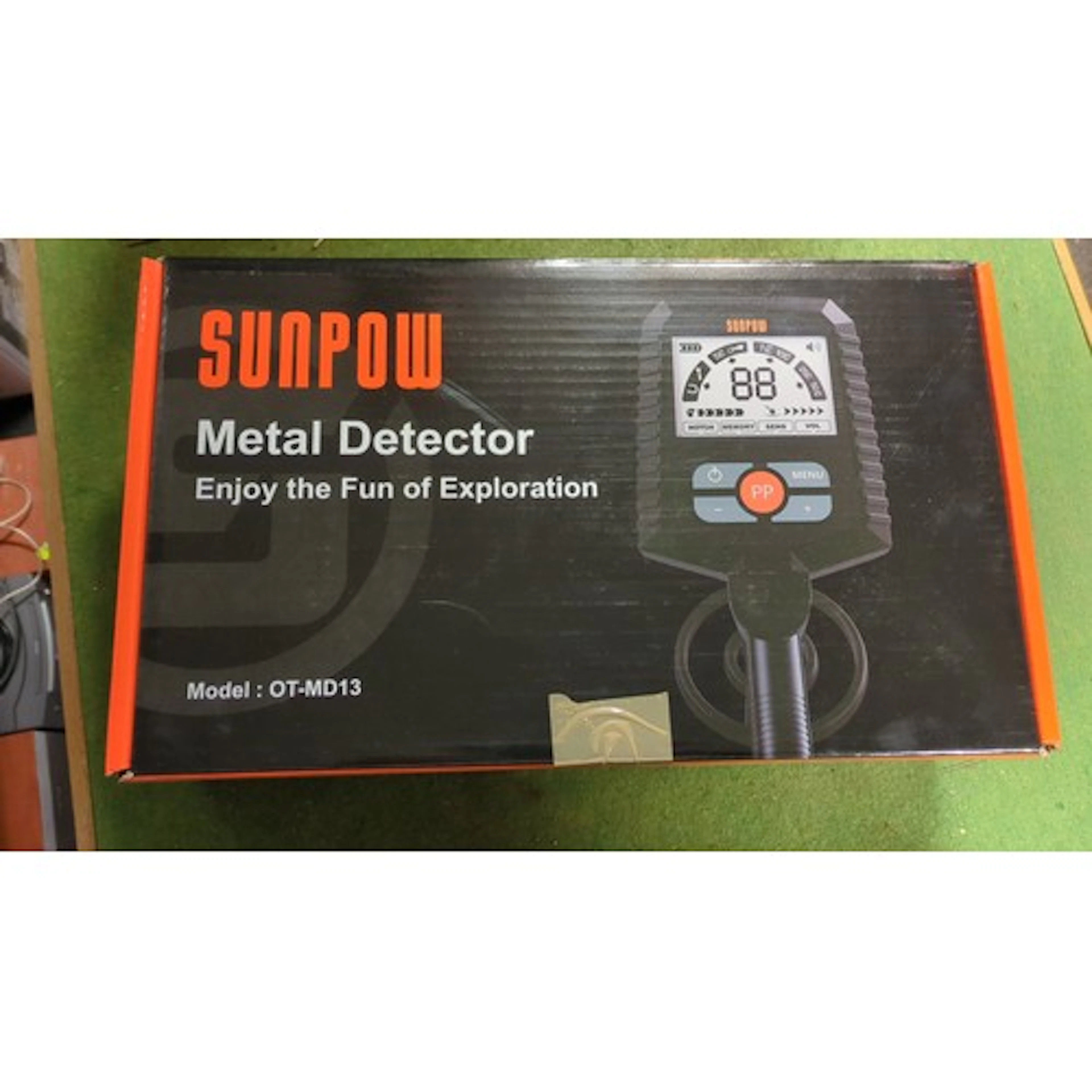 Sunpow metal detector, model OT-MD13, in the original box, w...