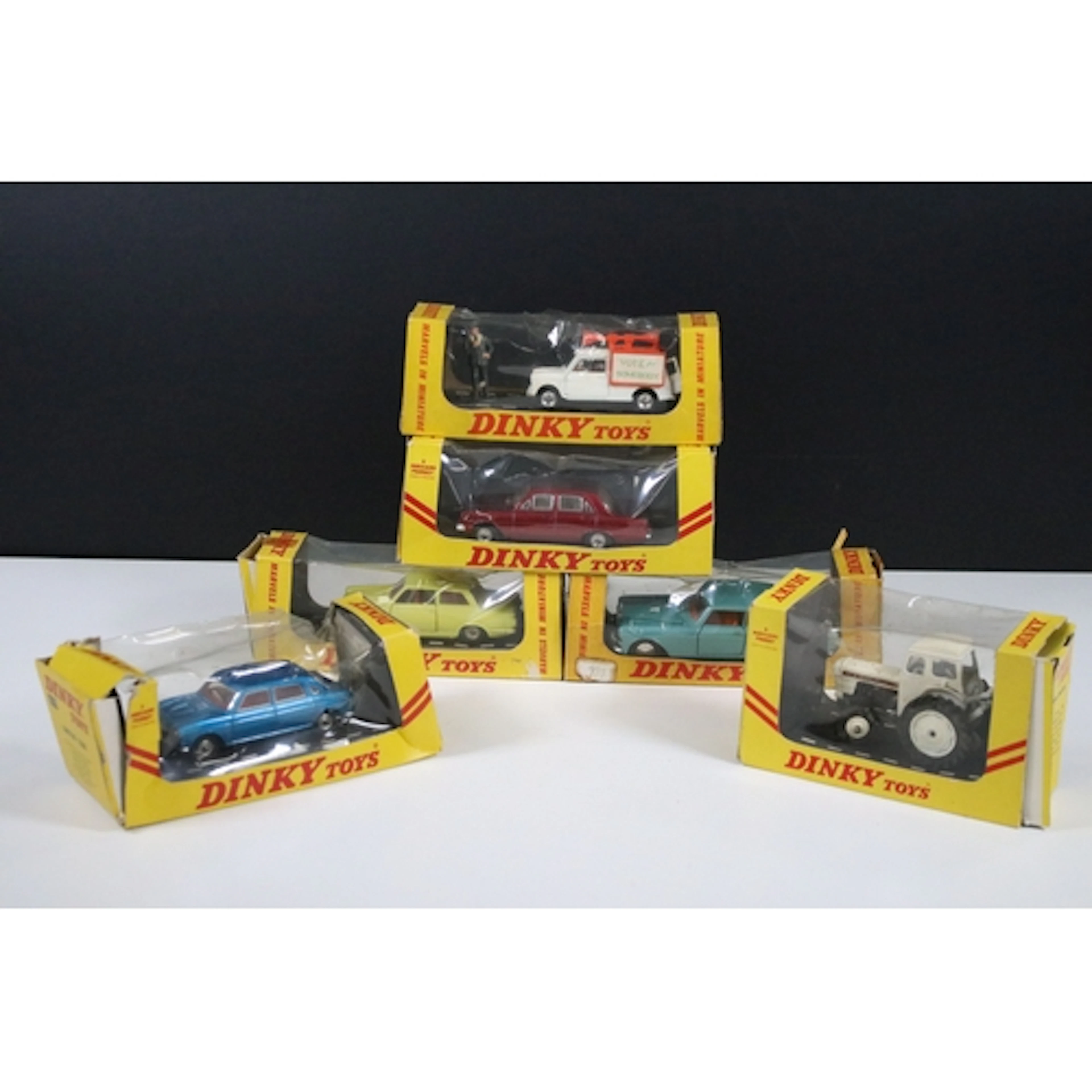 Six boxed Dinky diecast models to include 492 Election Mini-...