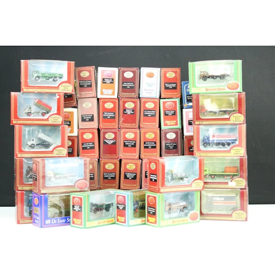 49 Boxed EFE Exclusive First Editions commercial diecast mod...
