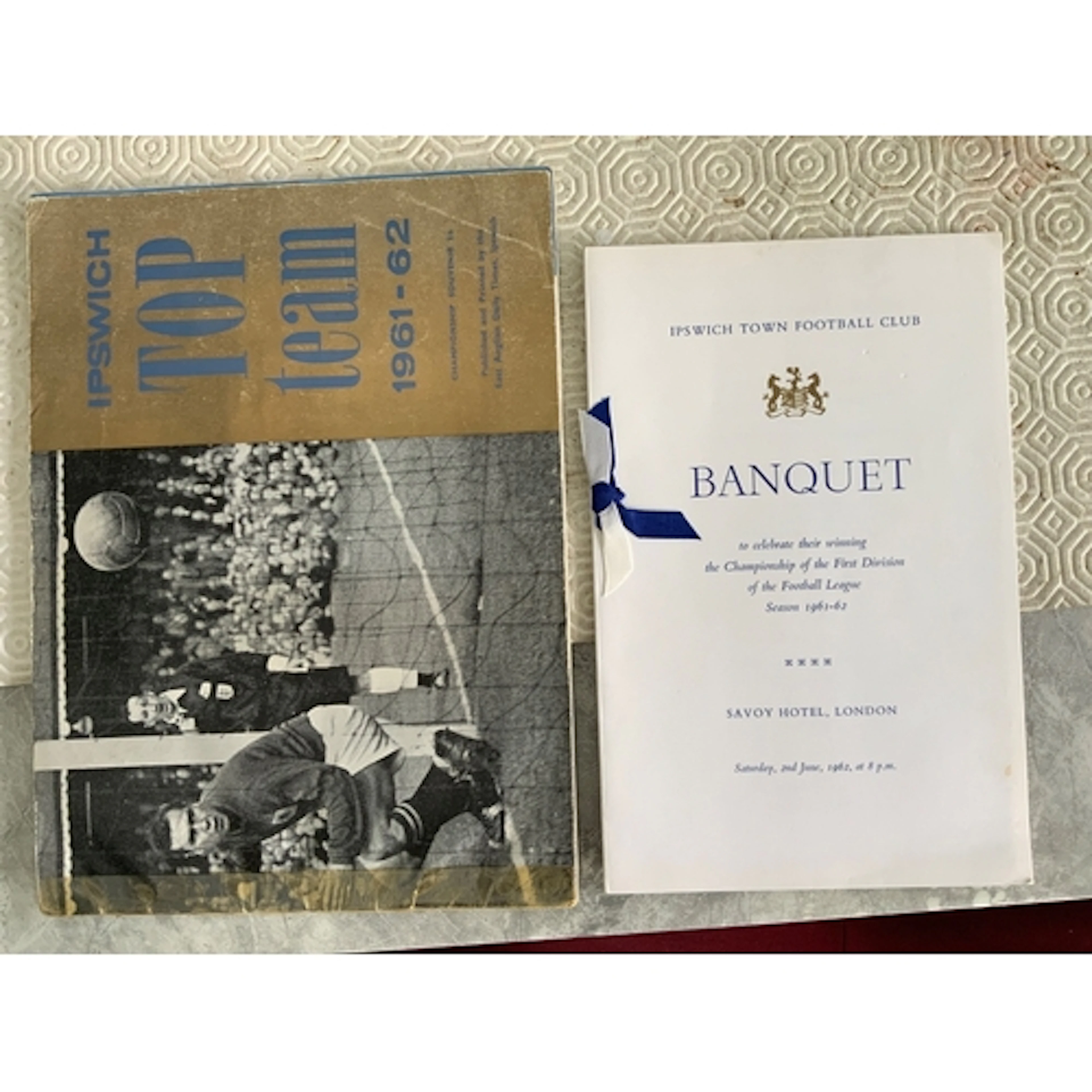 Ipswich Town Football Menus + More: Excellent condition 61/6...