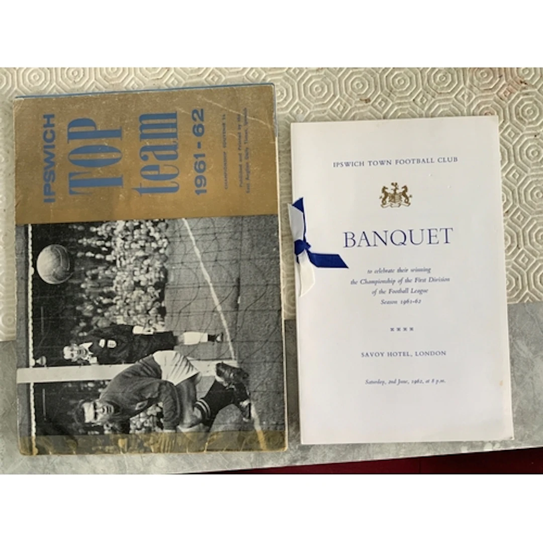 Ipswich Town Football Menus + More: Excellent condition 61/6...