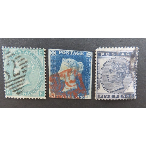 Great Britain. 1840 2d Blue, a good 3 margin copy with Red M...