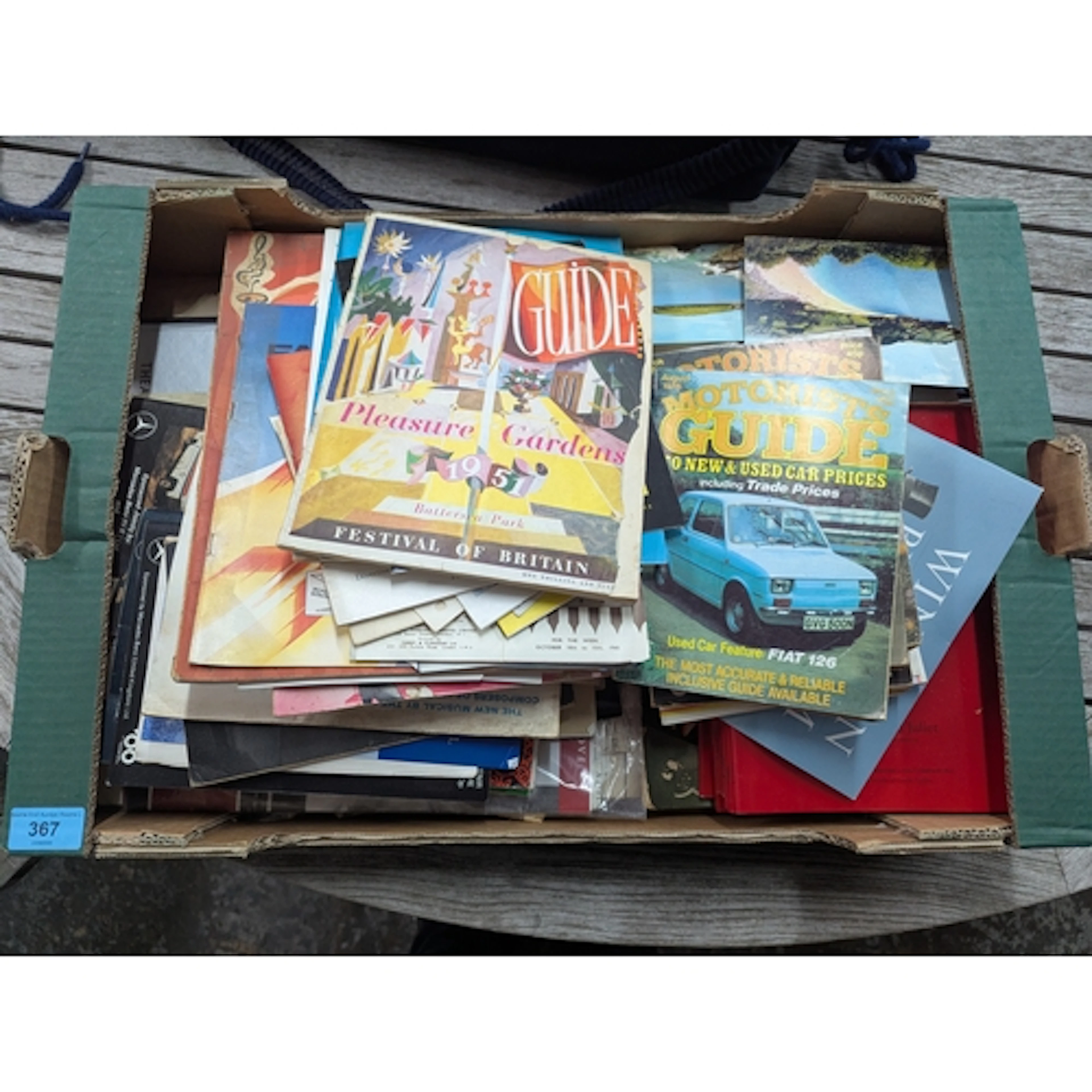Printed ephemera to include postcards, theatre programmes, 1...