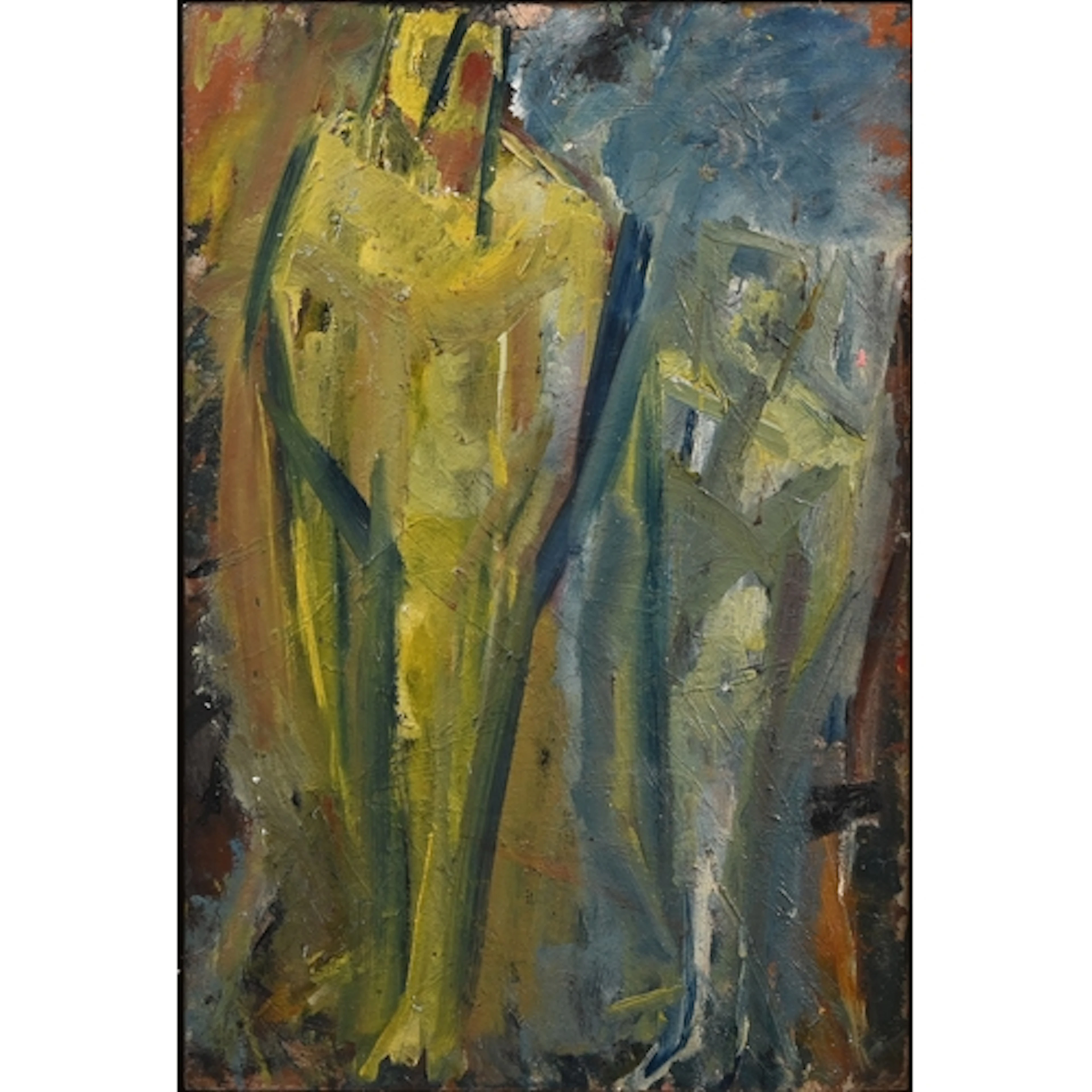 Dorothy Mead LG (1928-1975) - Standing Models, 1948, oil on ...