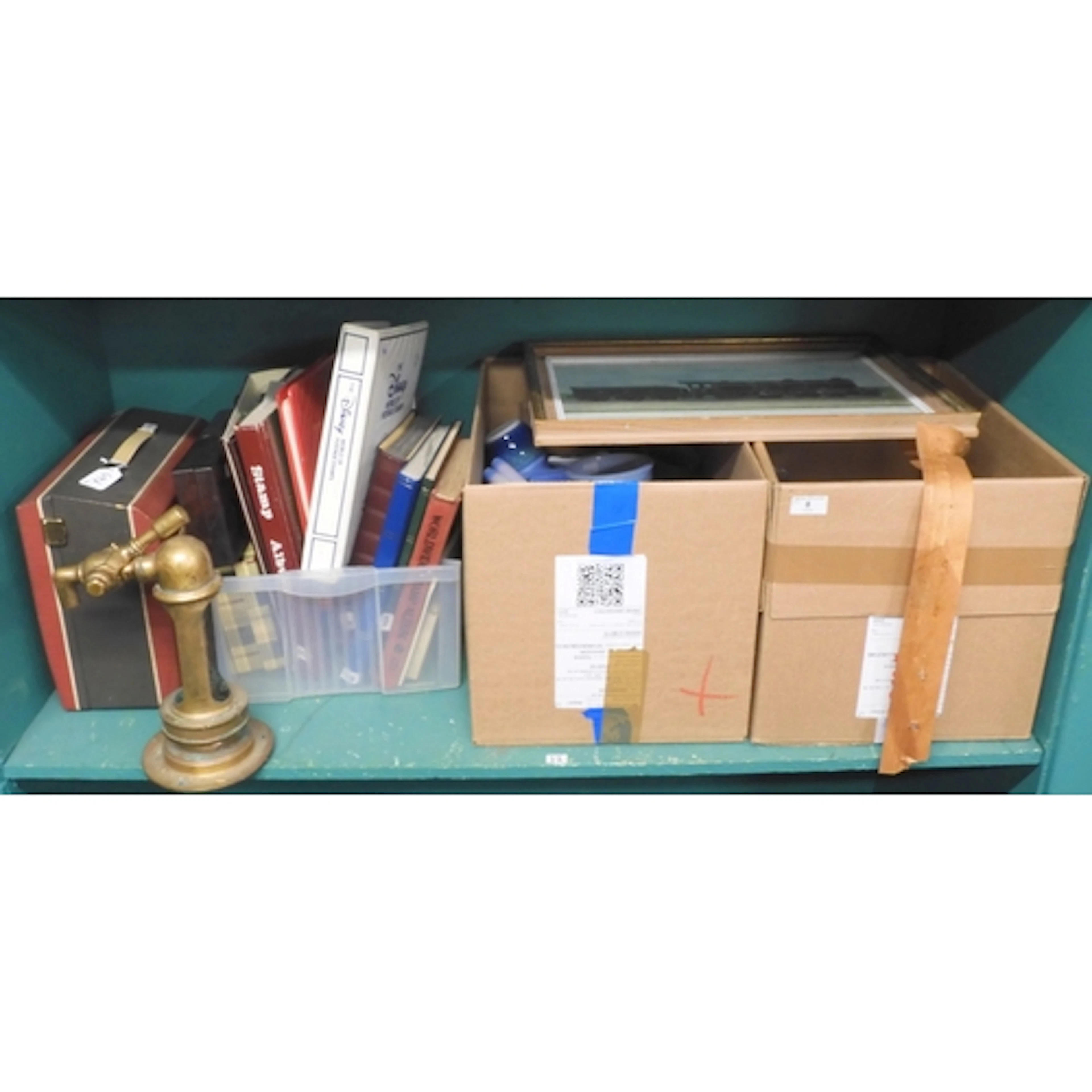 A mixed lot to include boxed ceramics, glass, stamps etc&nbs...