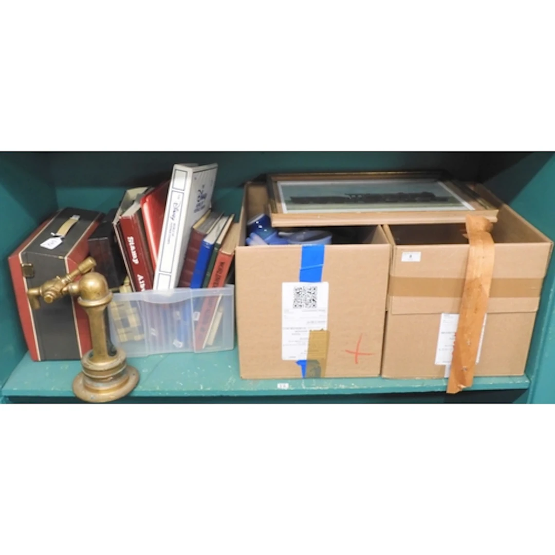 A mixed lot to include boxed ceramics, glass, stamps etc&nbs...