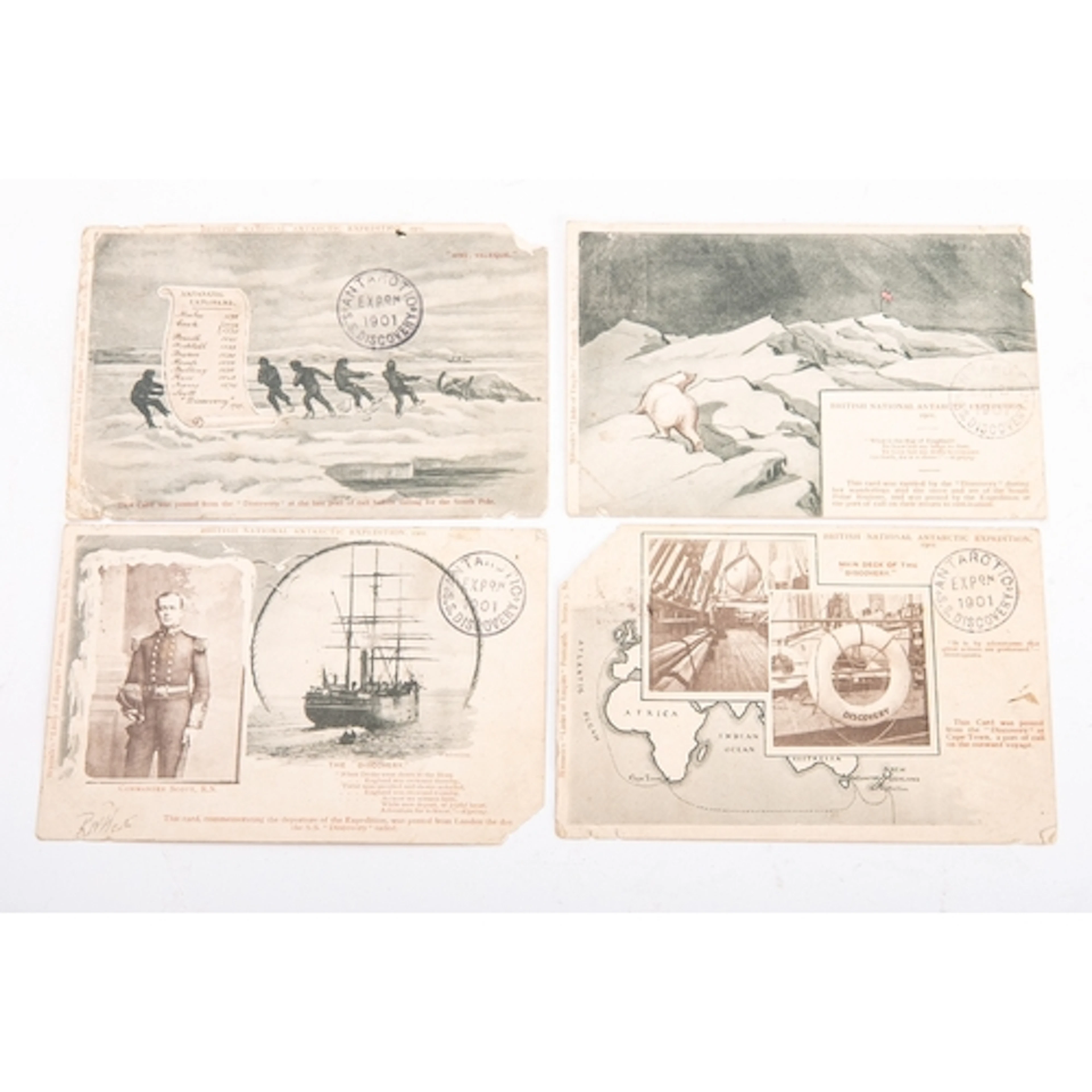British National Antarctic Expedition (1901-1904), A set of ...