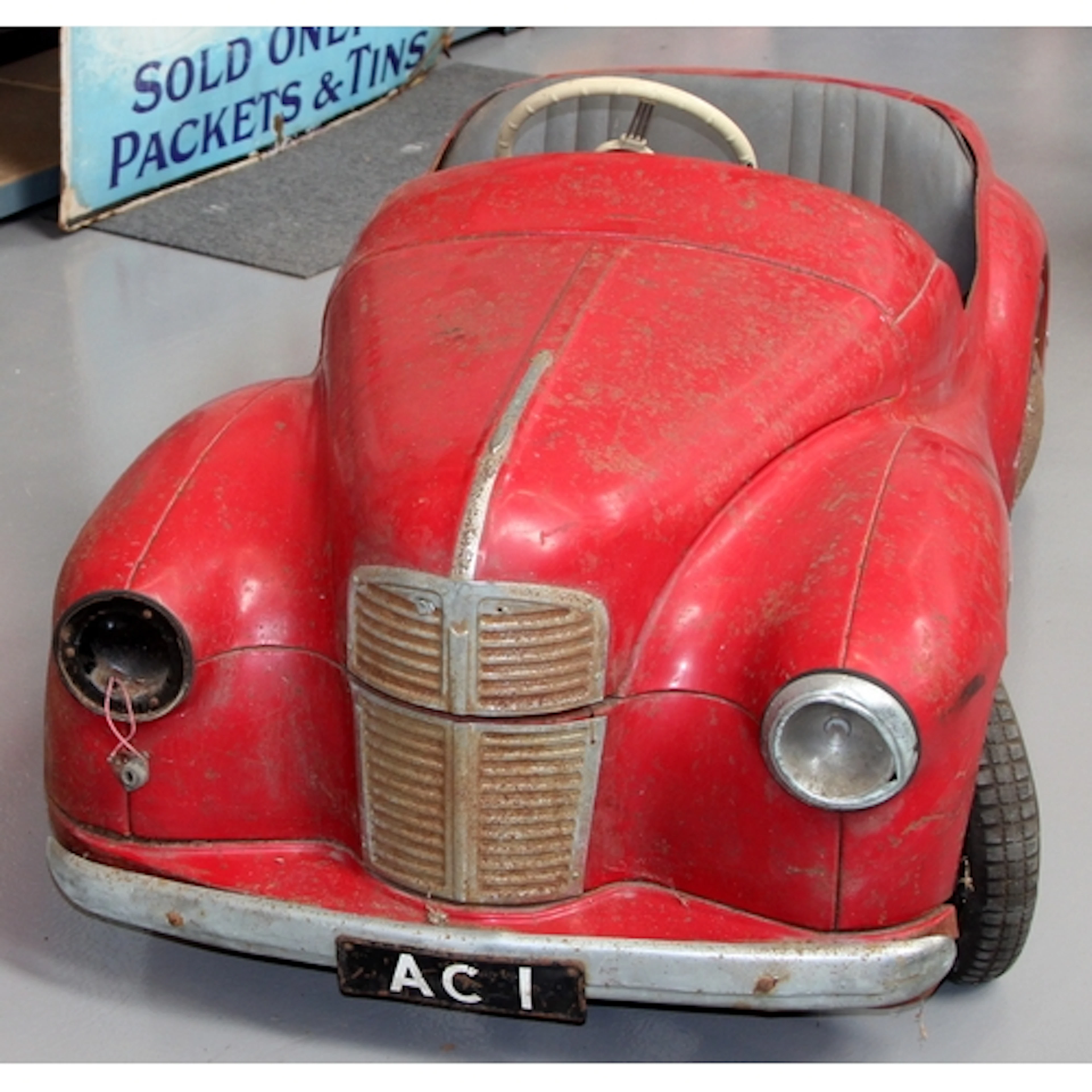 Vintage Austin J40 child's pedal car manufactured from autom...