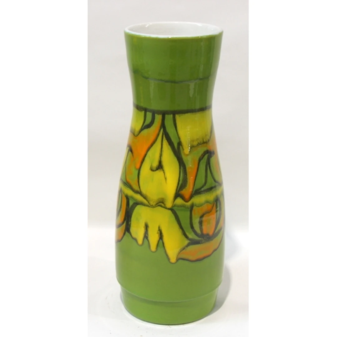 Poole Pottery shape 85 Delphis stick stand decorated by Cynt...