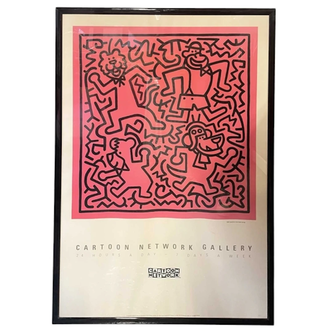 Inspired by Keith Haring - a vintage late 20th century 1995 ...
