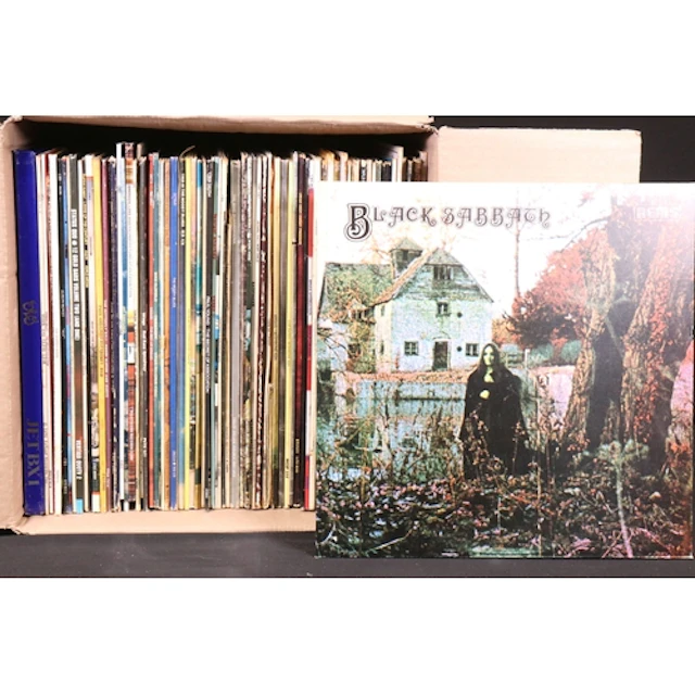Vinyl - Over 85 Rock & Pop LPs and 1 box set to include Blac...