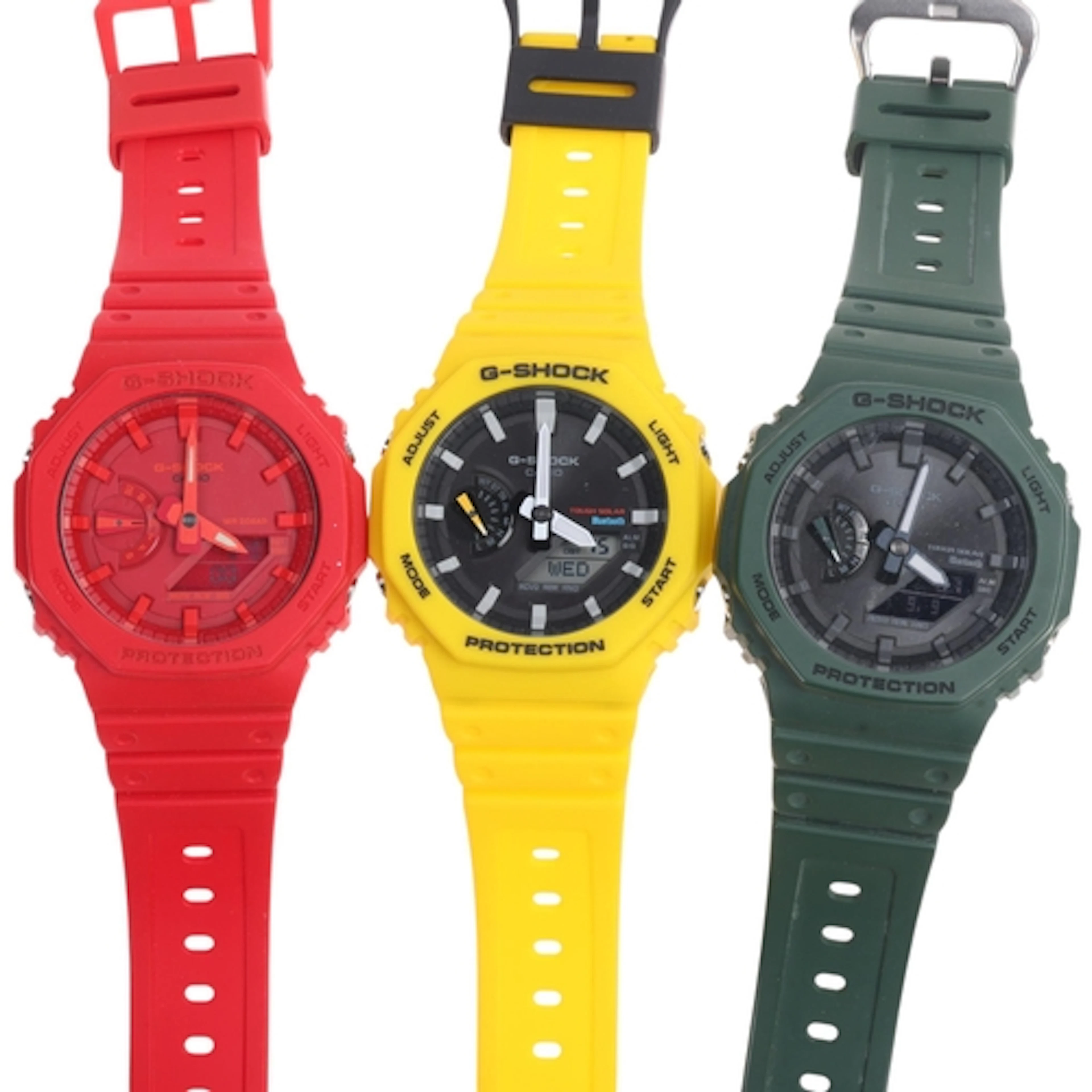 3 Casio G-Shock quartz wristwatches, ref. GA-V2100, comprisi...