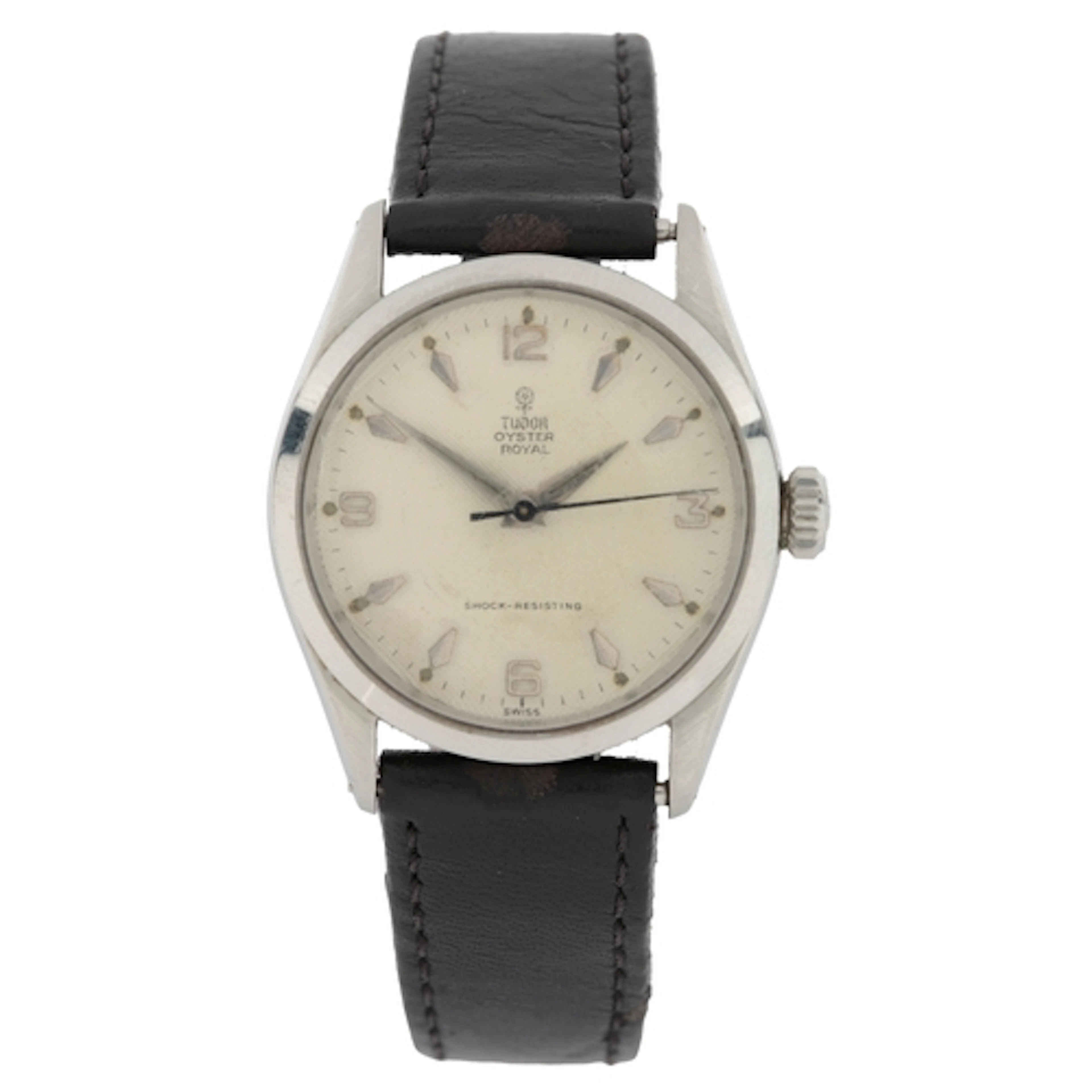 A gentleman's late 1950's stainless steel Tudor Oyster Royal...