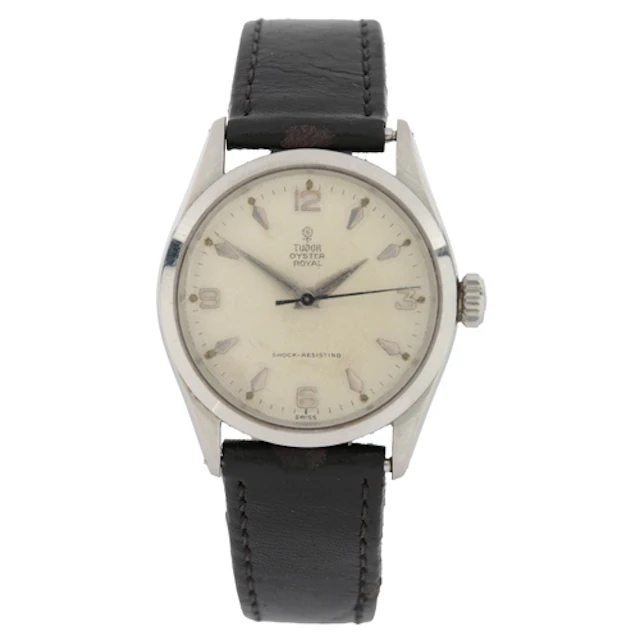 A gentleman's late 1950's stainless steel Tudor Oyster Royal...