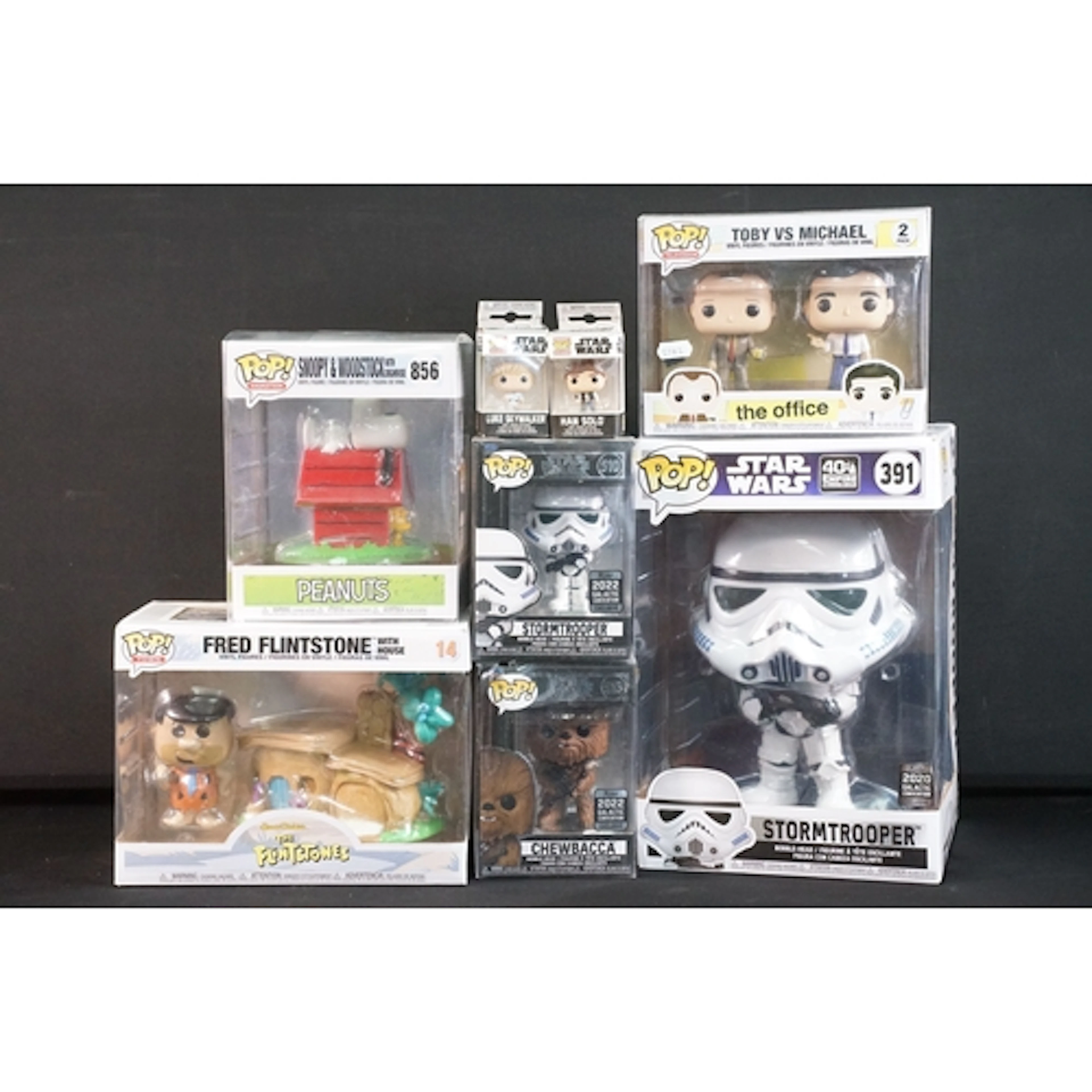 Six Tv related Funko Pop! Vinyl figures featuring Star Wars ...