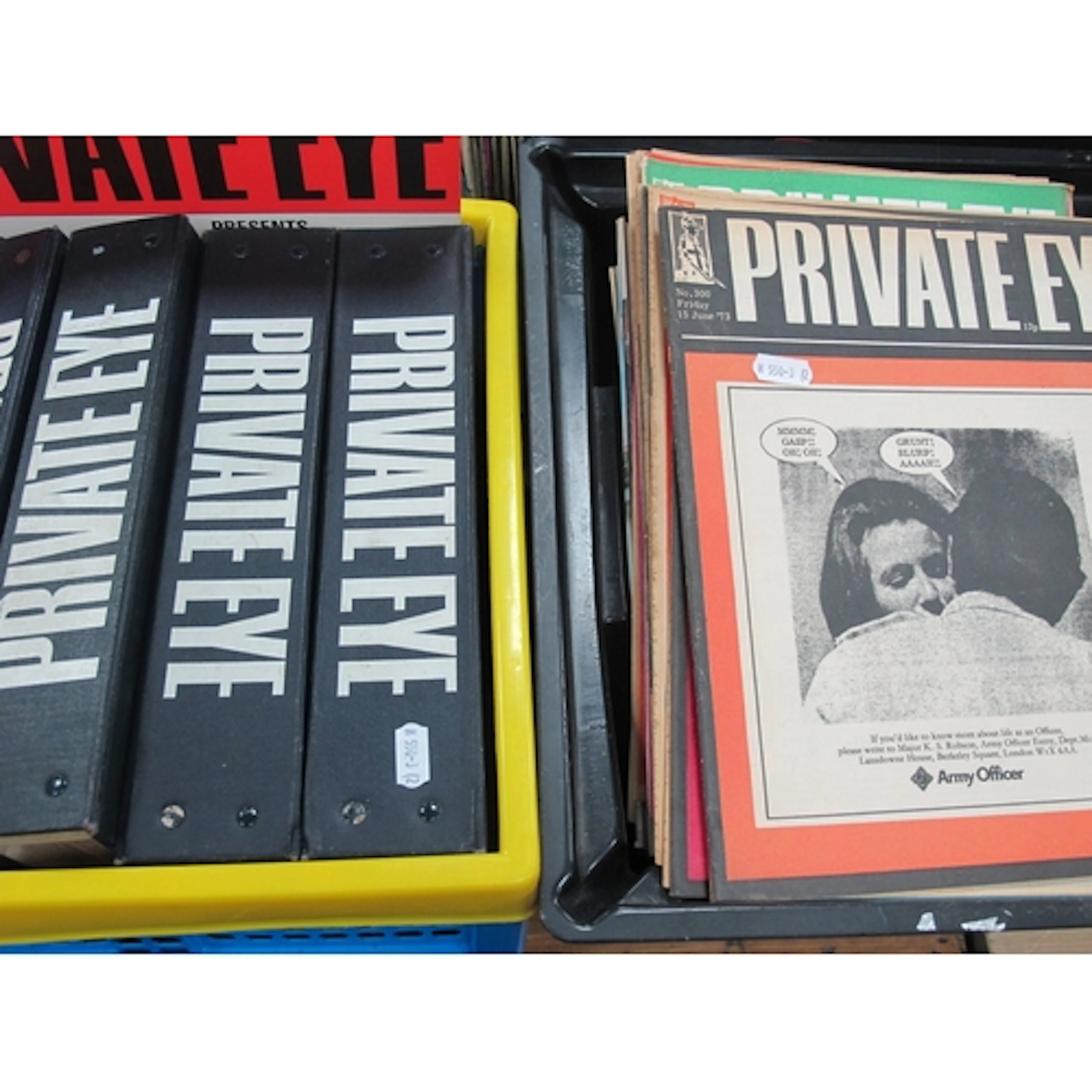 Vintage British "Private Eye" magazines and related publicat...