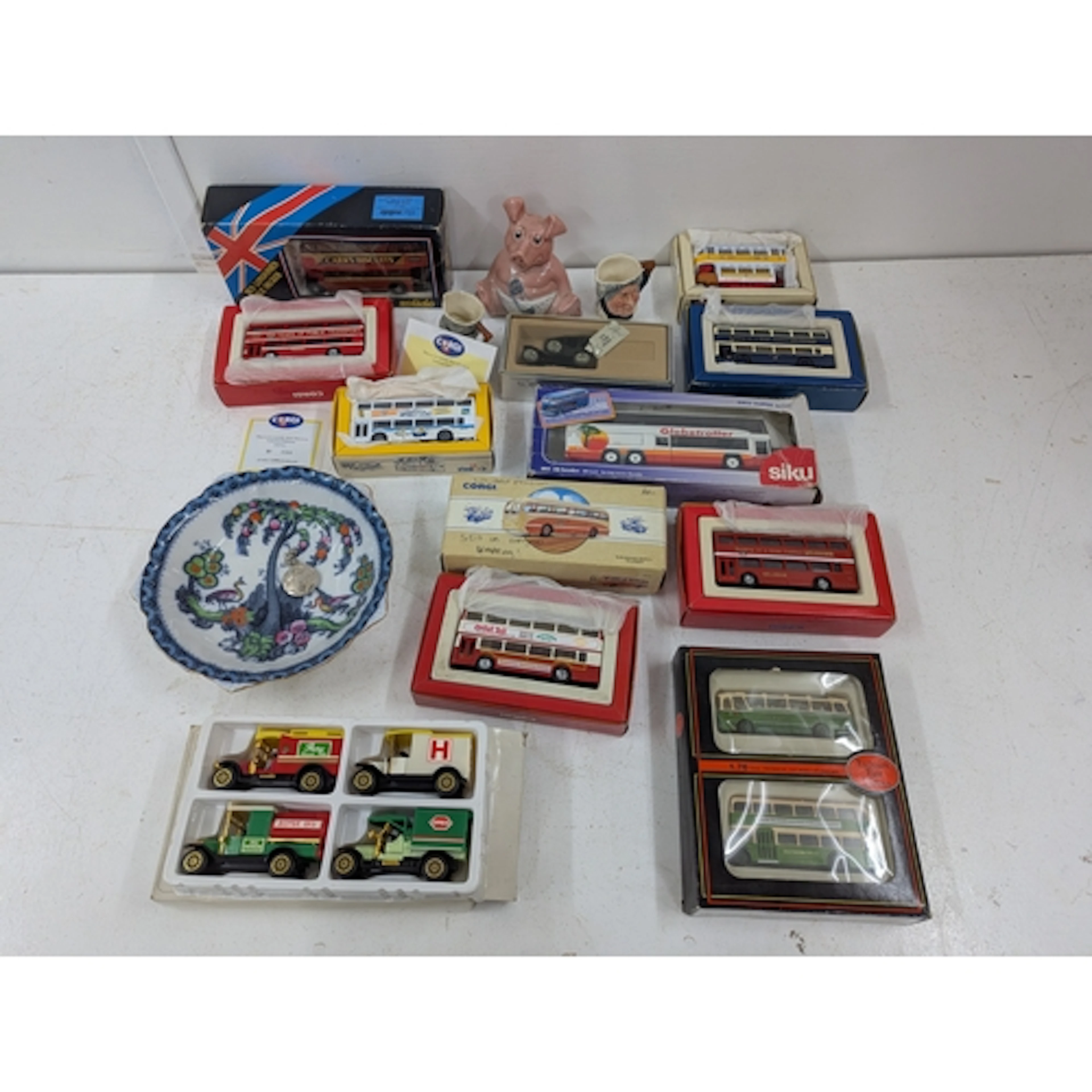 Toys to include Corgi buses, Exclusive First Edition buses, ...