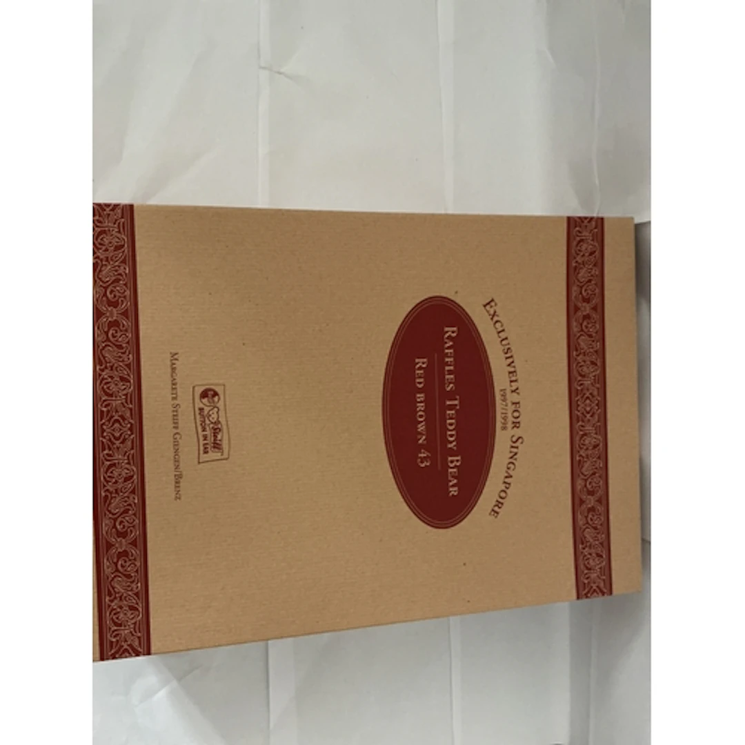 A Boxed Singapore 1997/98 Exclusive Raffles Red Brown 43 Ste...