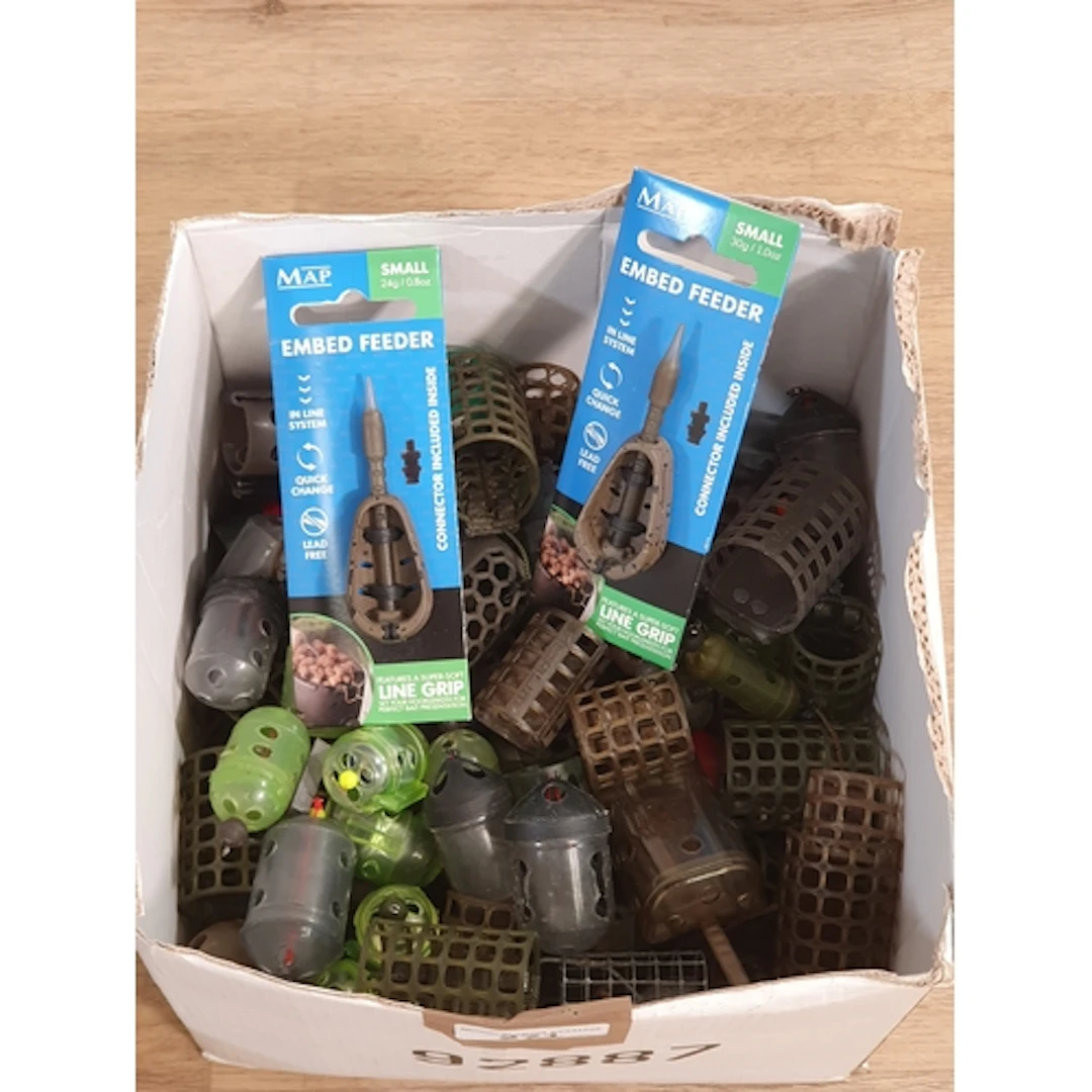 A Box containing a quantity of assorted Cage and Maggot Feed...
