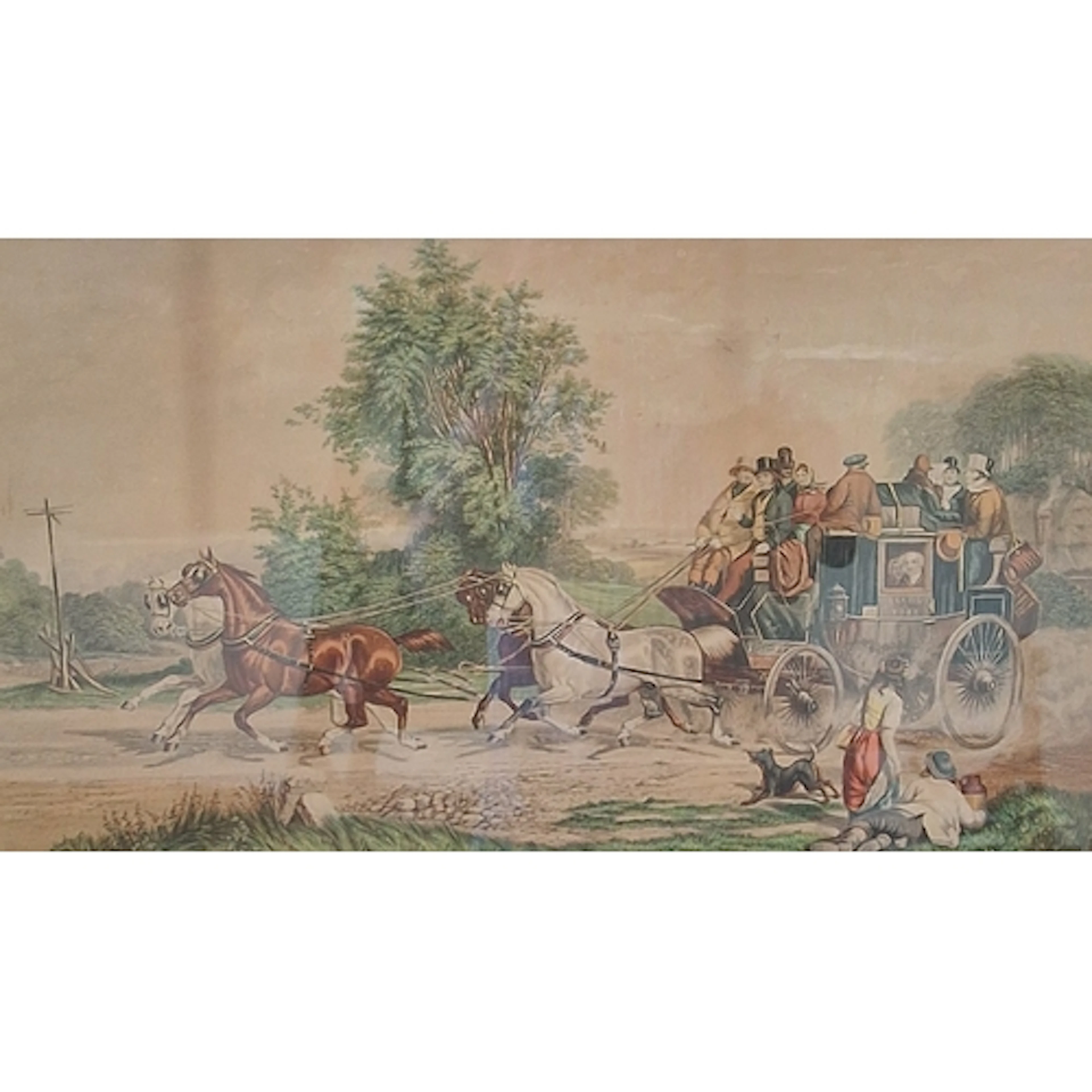 MANNER OF CHARLES COOPER HENDERSON. Coaching Scenes, colour ...