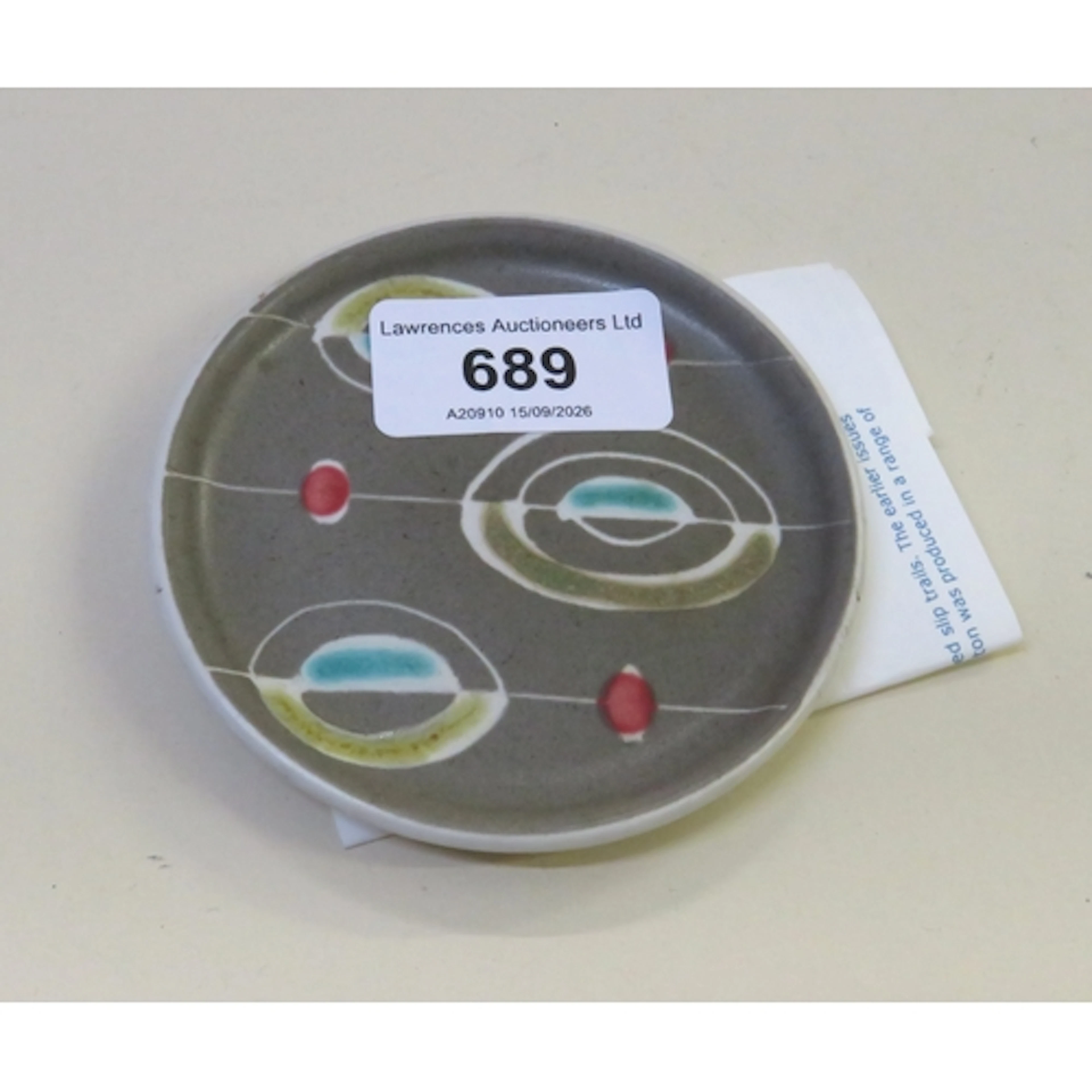 Glyn Colledge for Denby, small abstract pattern dish, 8.5cm ...