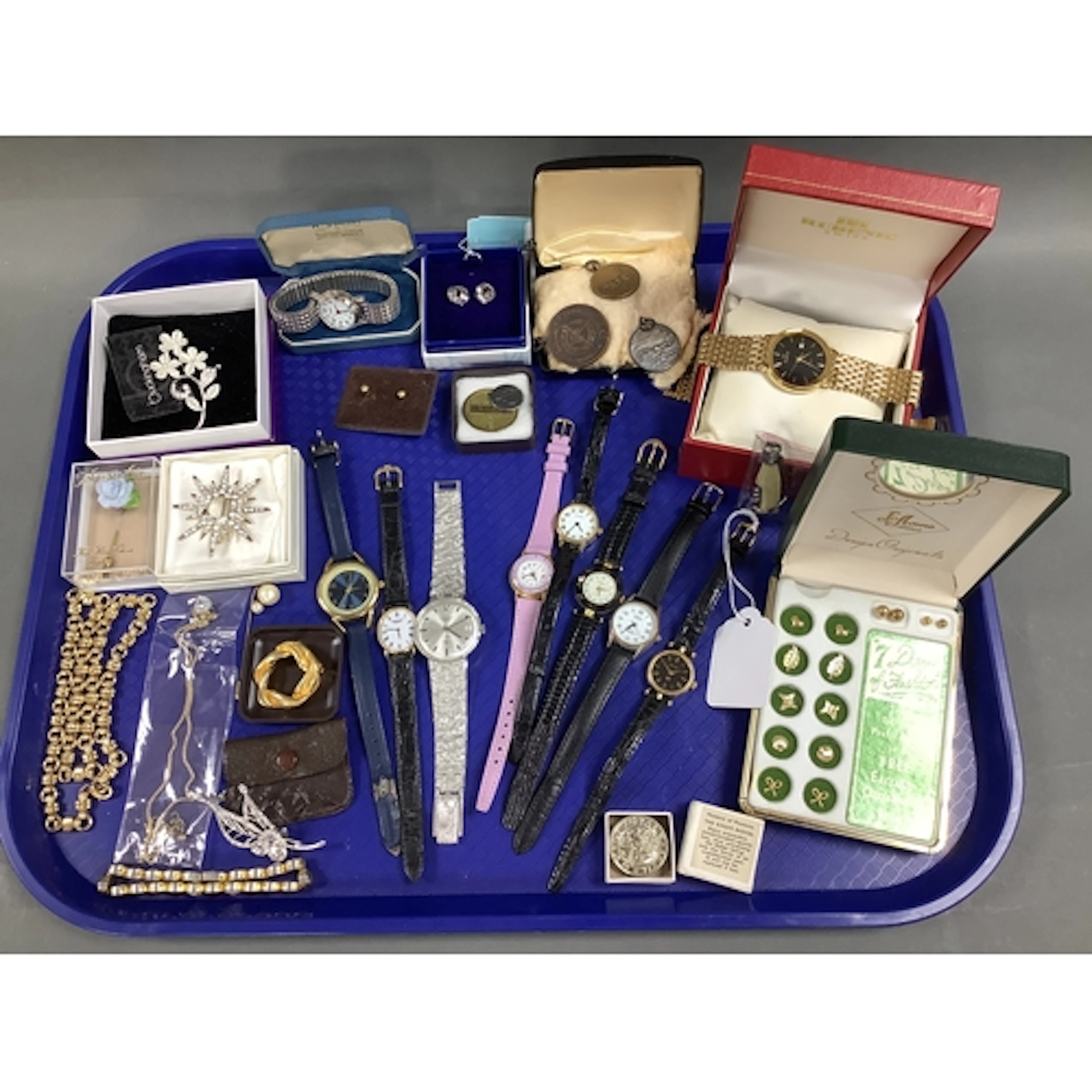 Gucci, Raymond Weil and Other Ladies Wristwatches, together ...