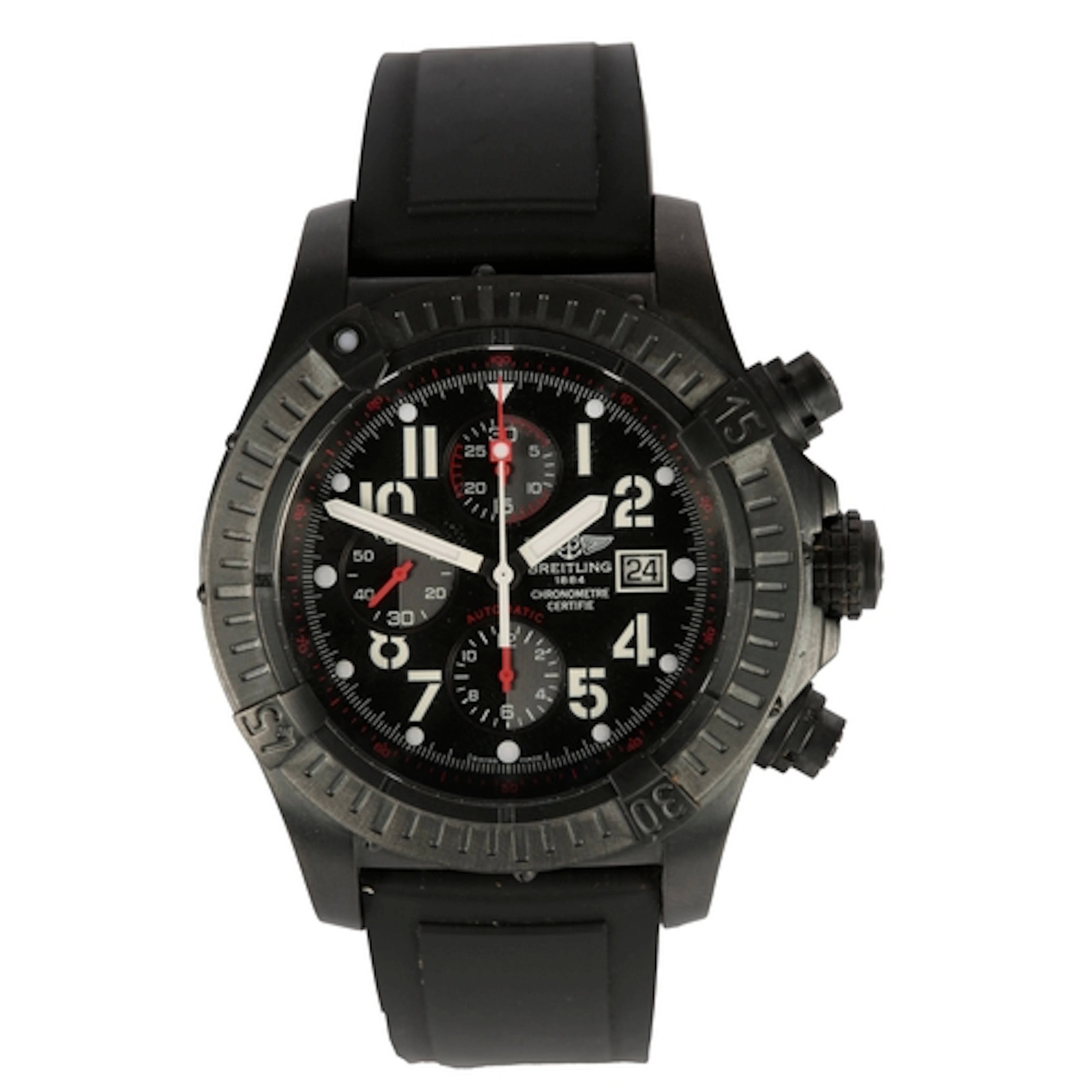 A gentleman's 2009 blackened steel Breitling Limited Edition...