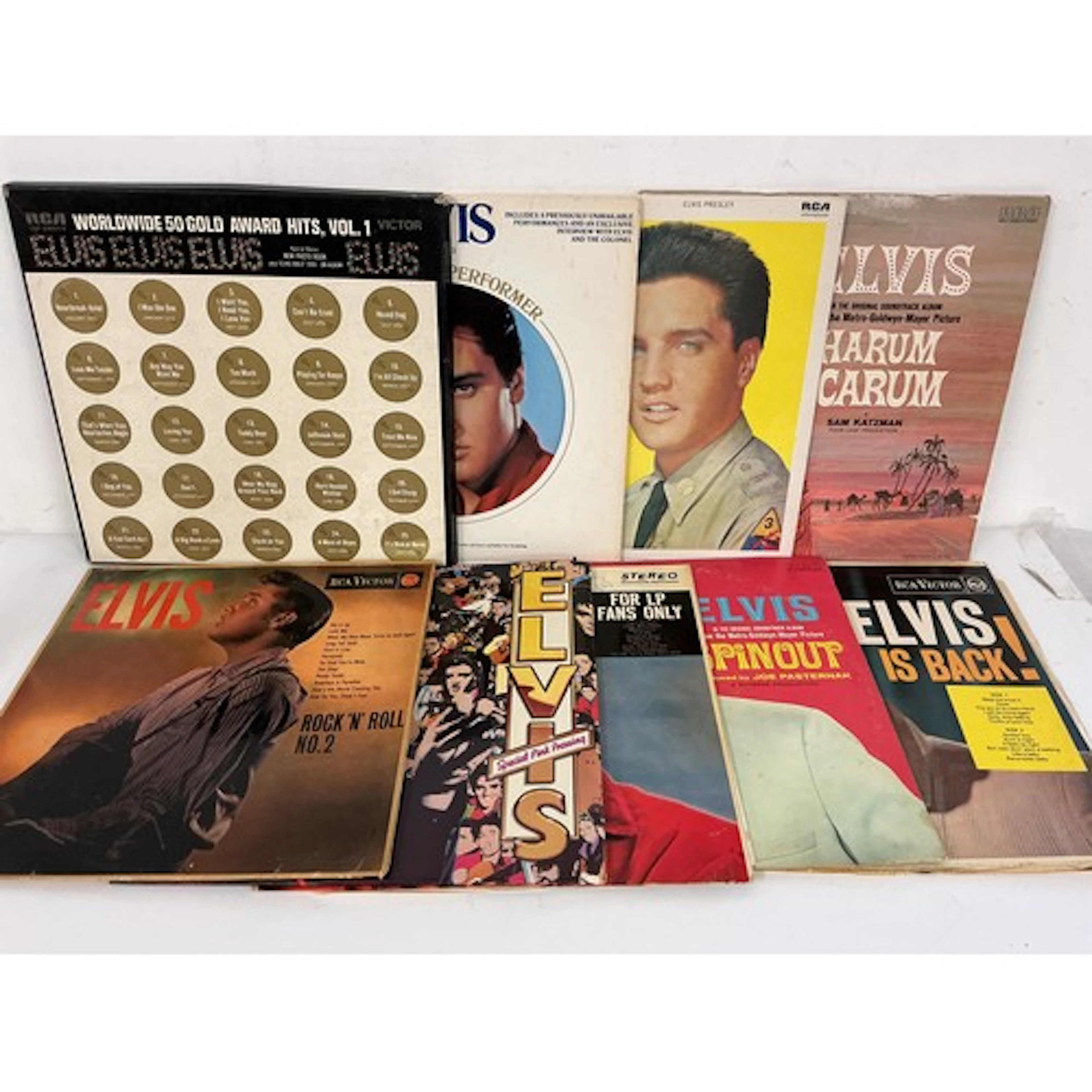 A collection of over 30 Elvis Presley LPs, picture discs etc...