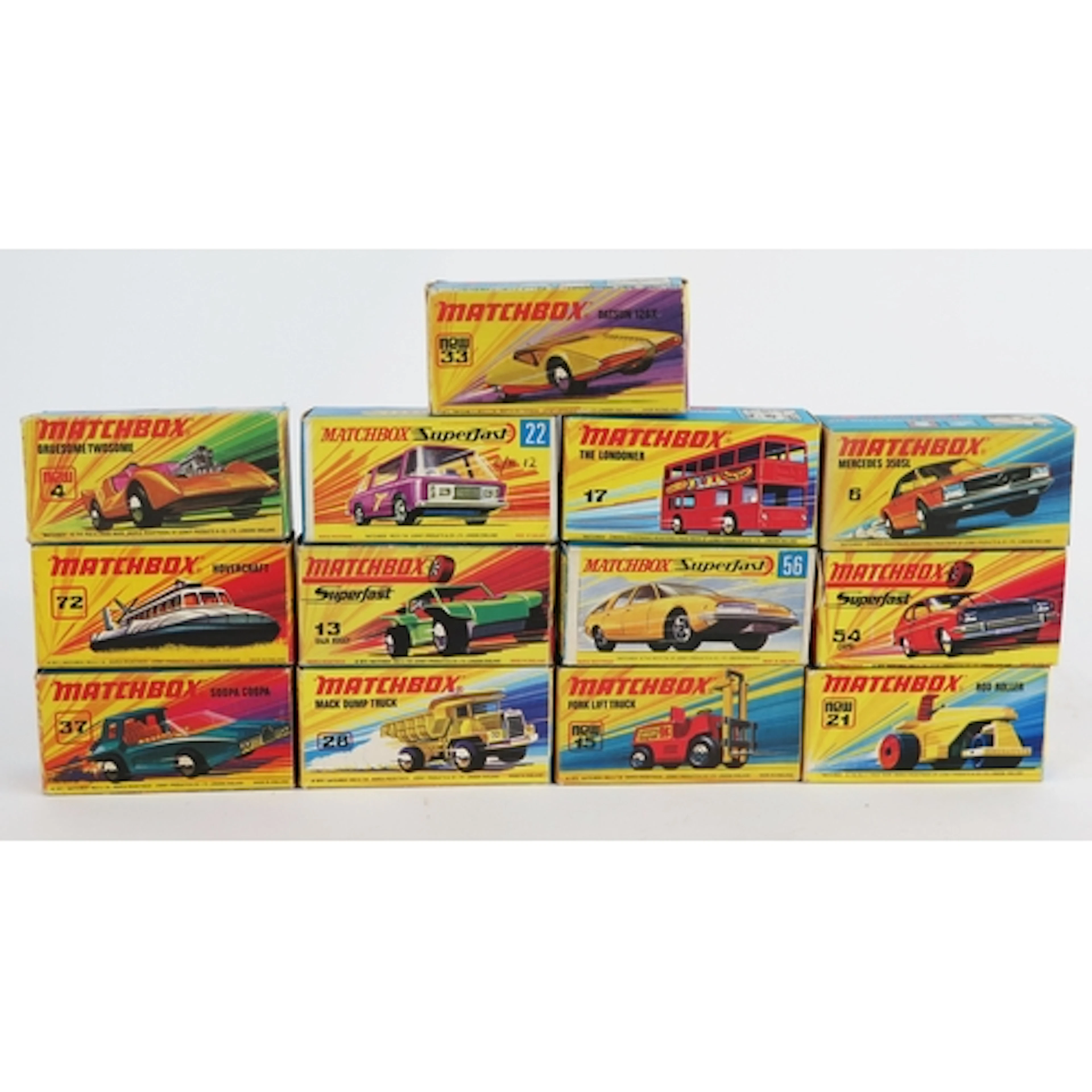 Matchbox Superfast Collection of 13 including 33 Datsun, 4 G...