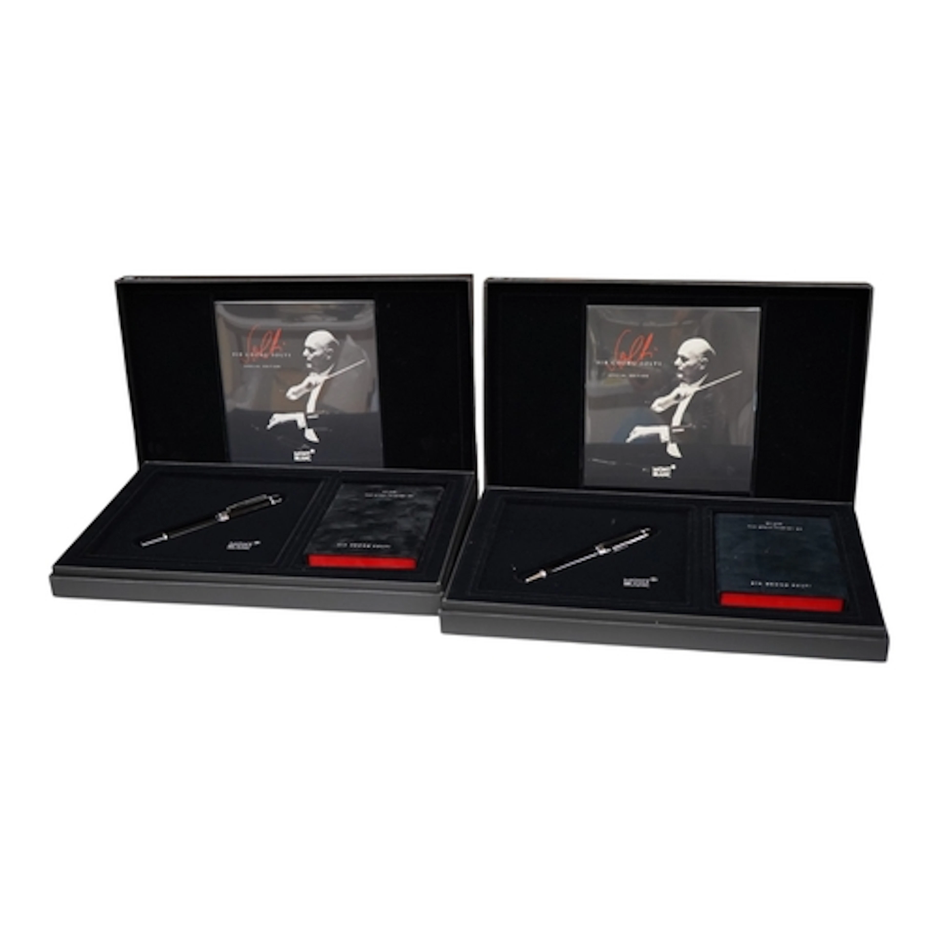 A Montlblanc Donation pen, Sir George Solti fountain pen and...