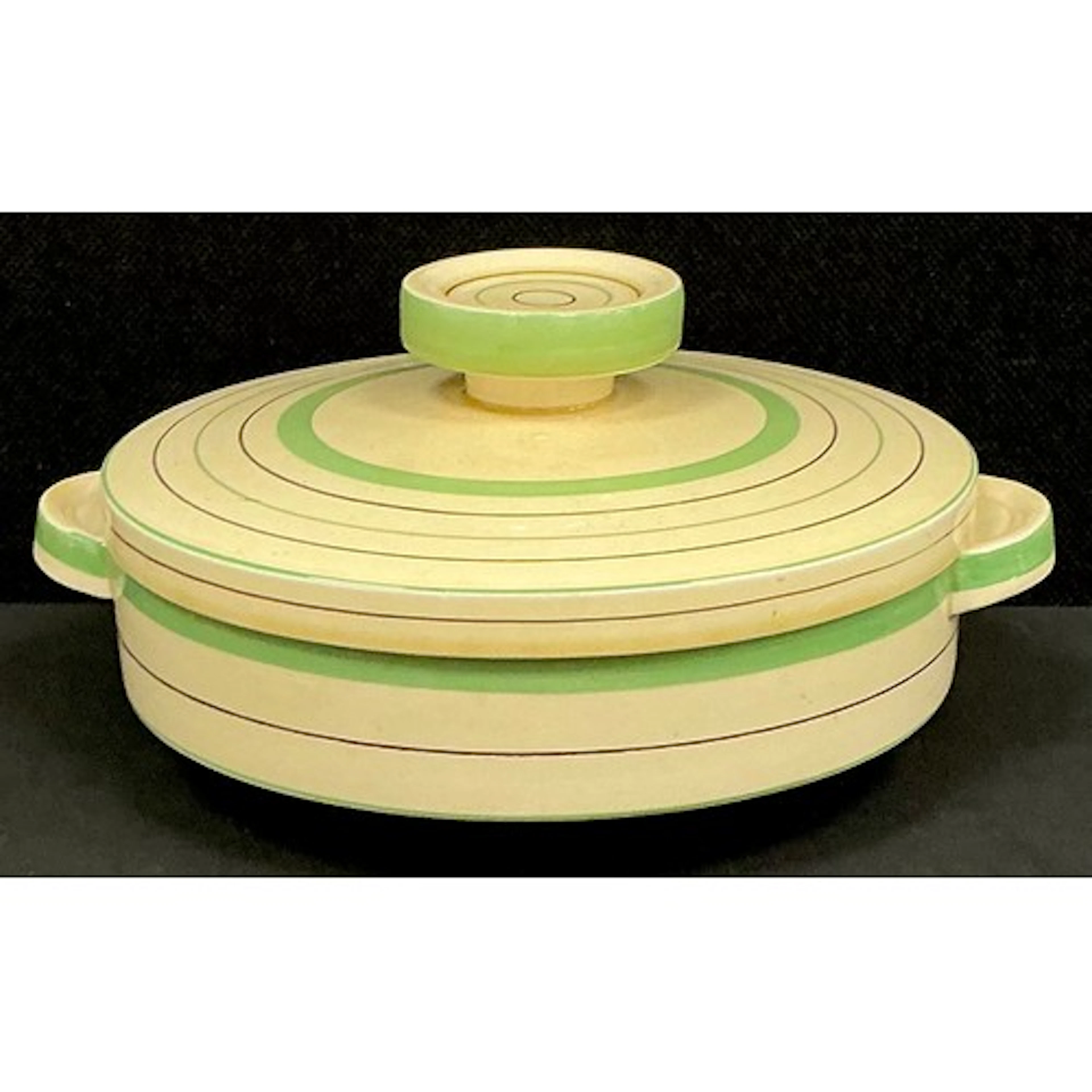 A Clarice Cliff Wilkinson's pottery vegetable tureen and cov...