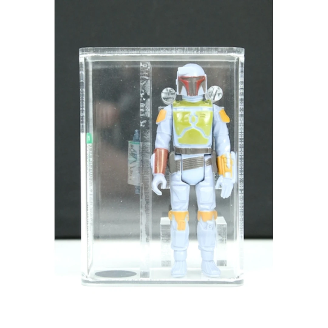 Star Wars - AFA graded cased 1979 Kenner Star Wars Boba Fett...