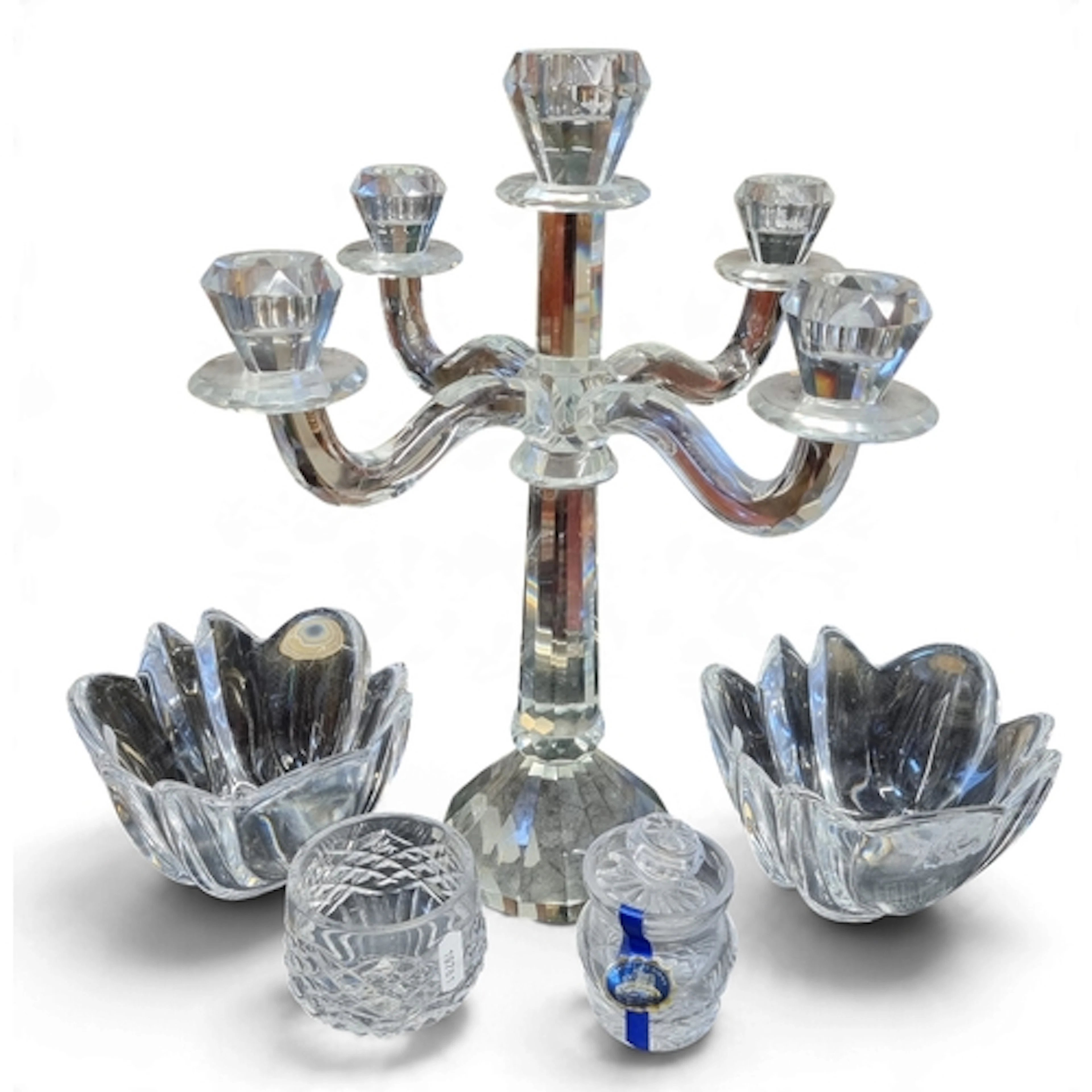 A large quantity of Crystal and Glassware to include Waterfo...