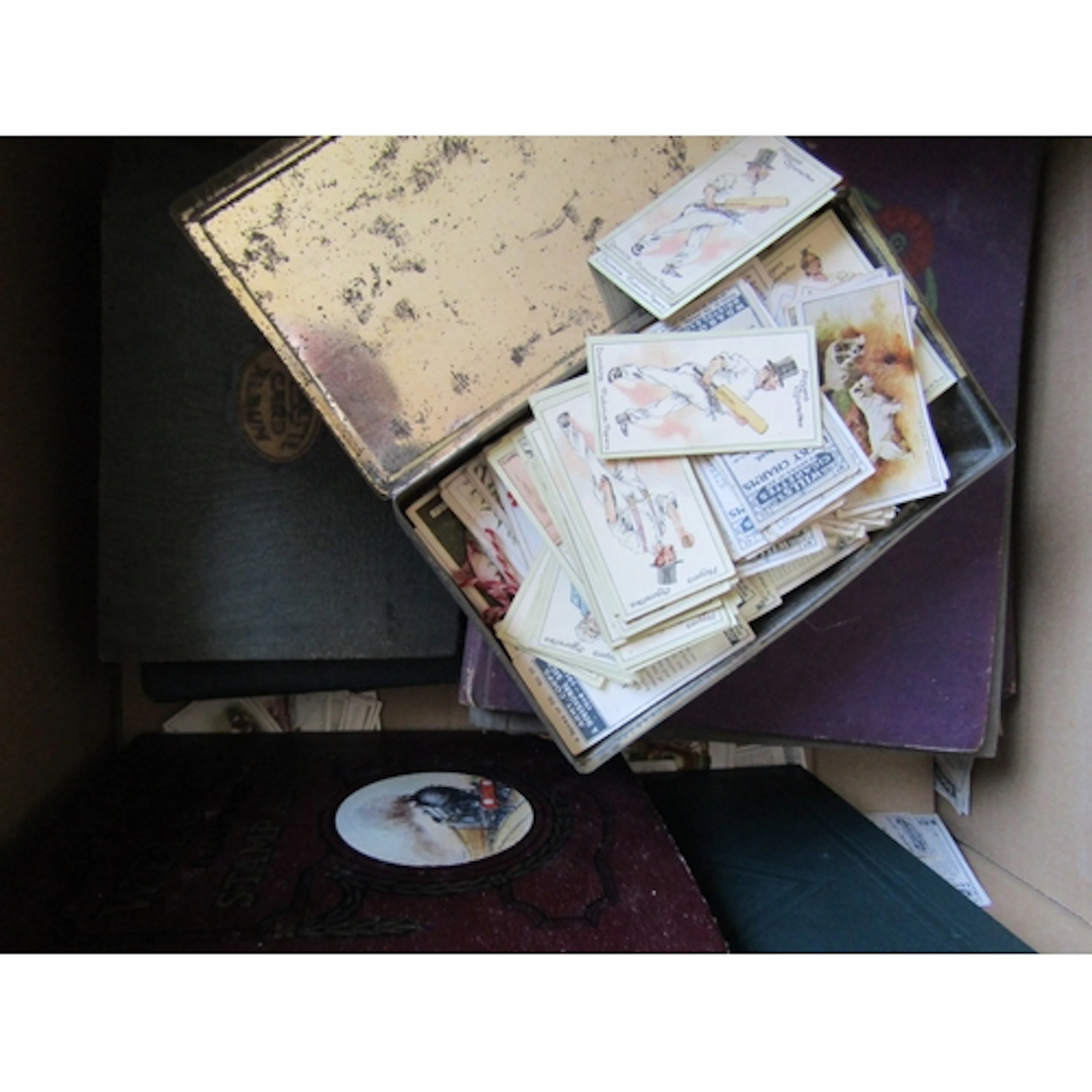 Collection of Various Stamp and Cigarette Card Albums, etc. ...