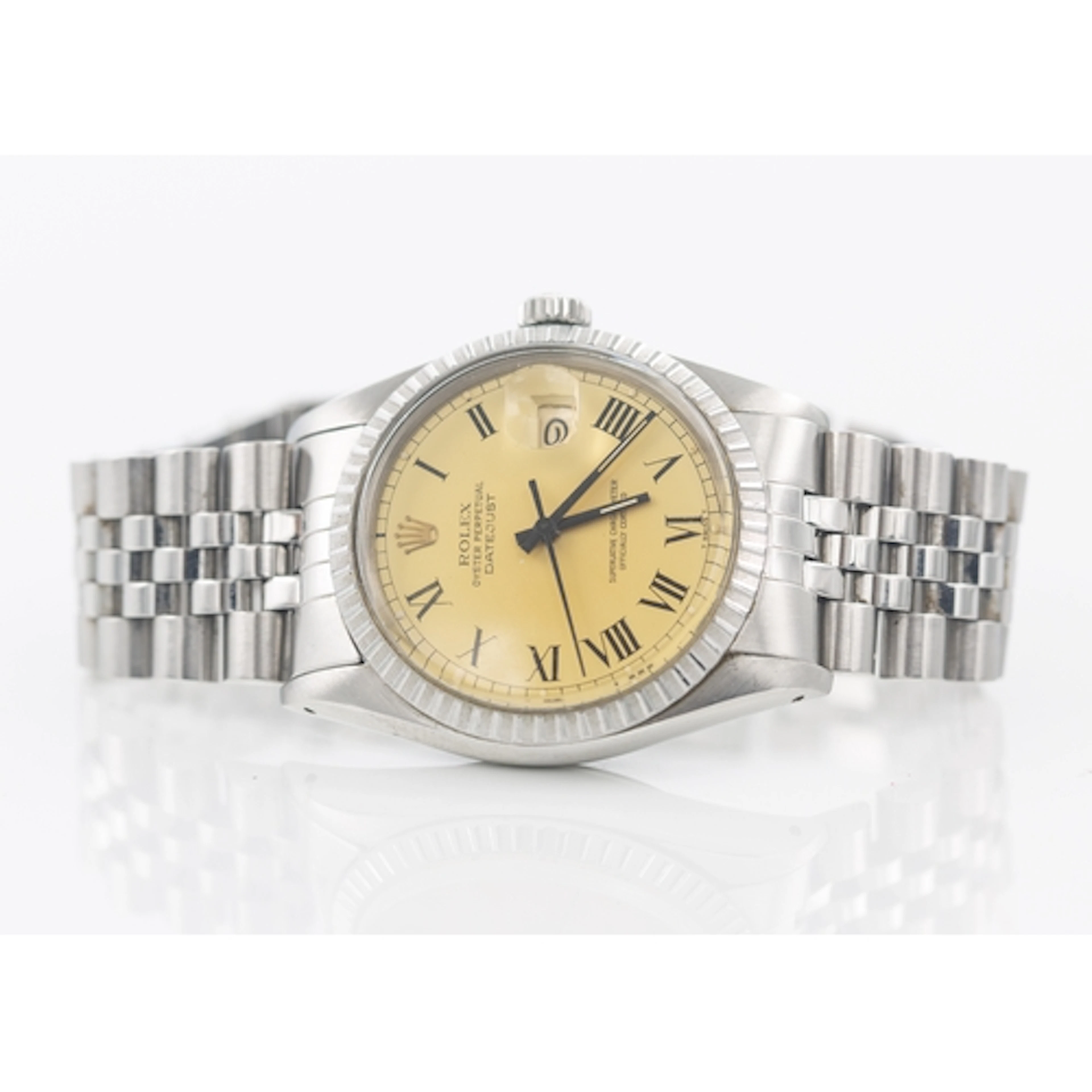 Rolex Datejust 36 reference 16030 featuring a champagne "Buc...