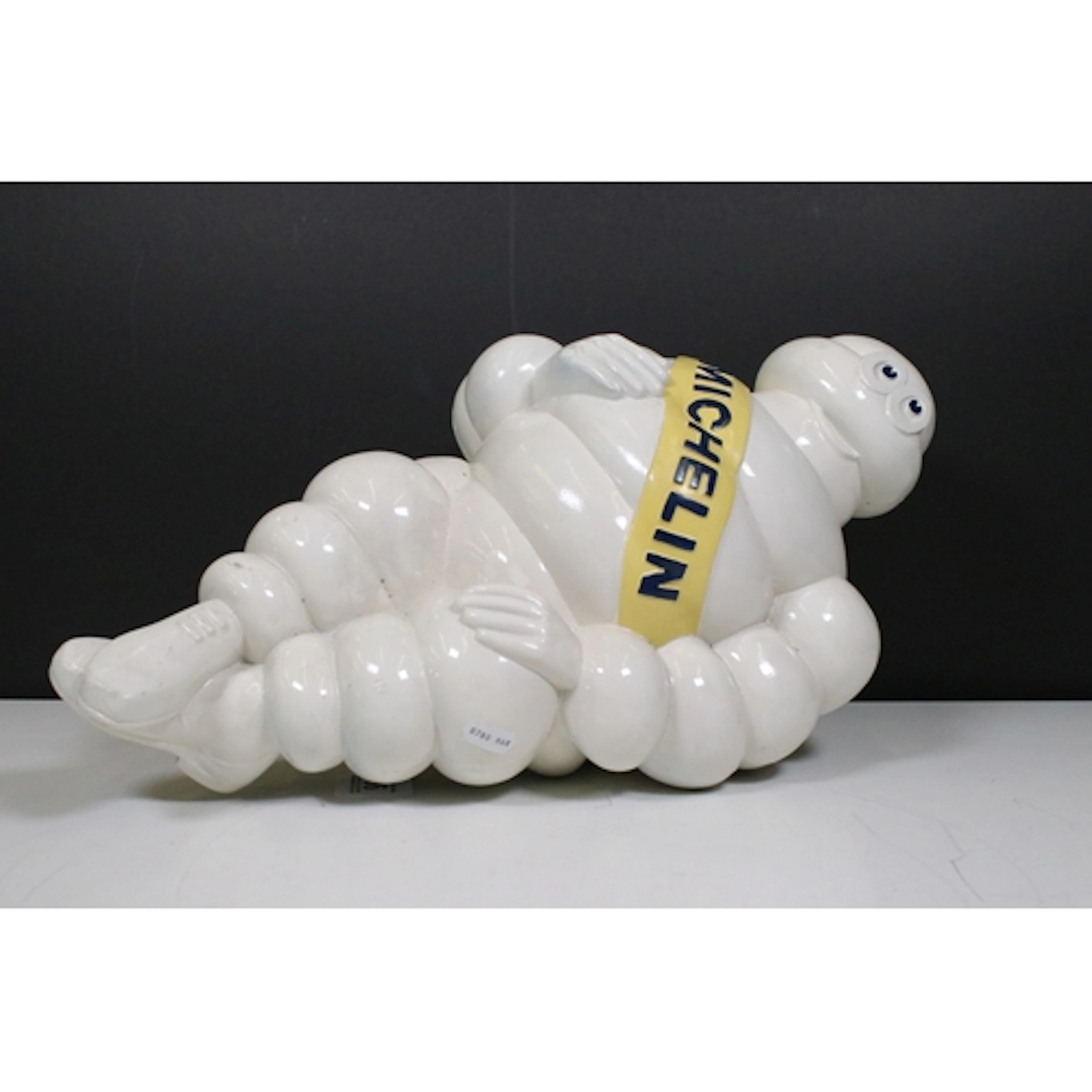 Mid 20th Century Michelin cab mounted Bibendum man with moun...