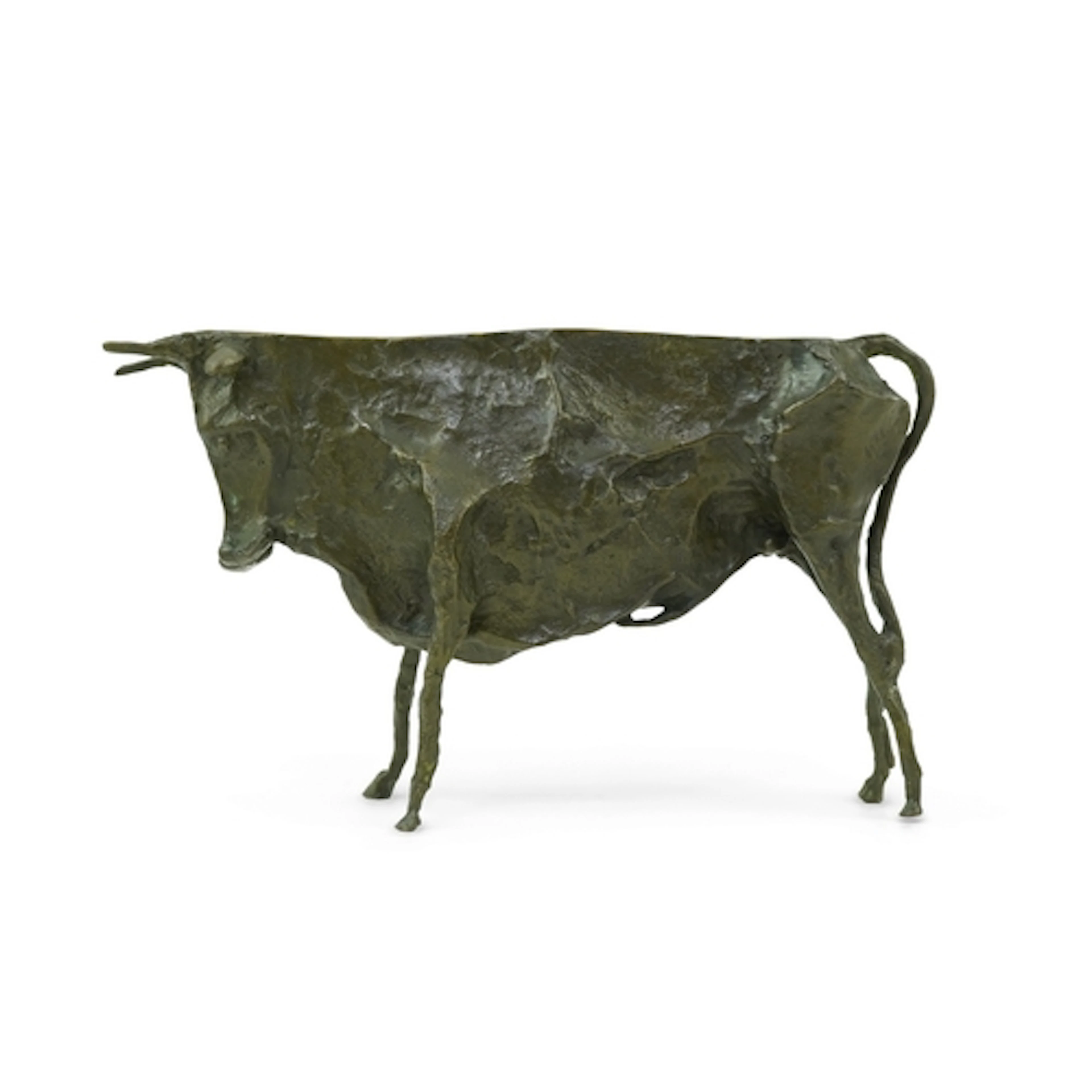 After Pablo Picasso (Spanish 1881-1973): A patinated bronze ...