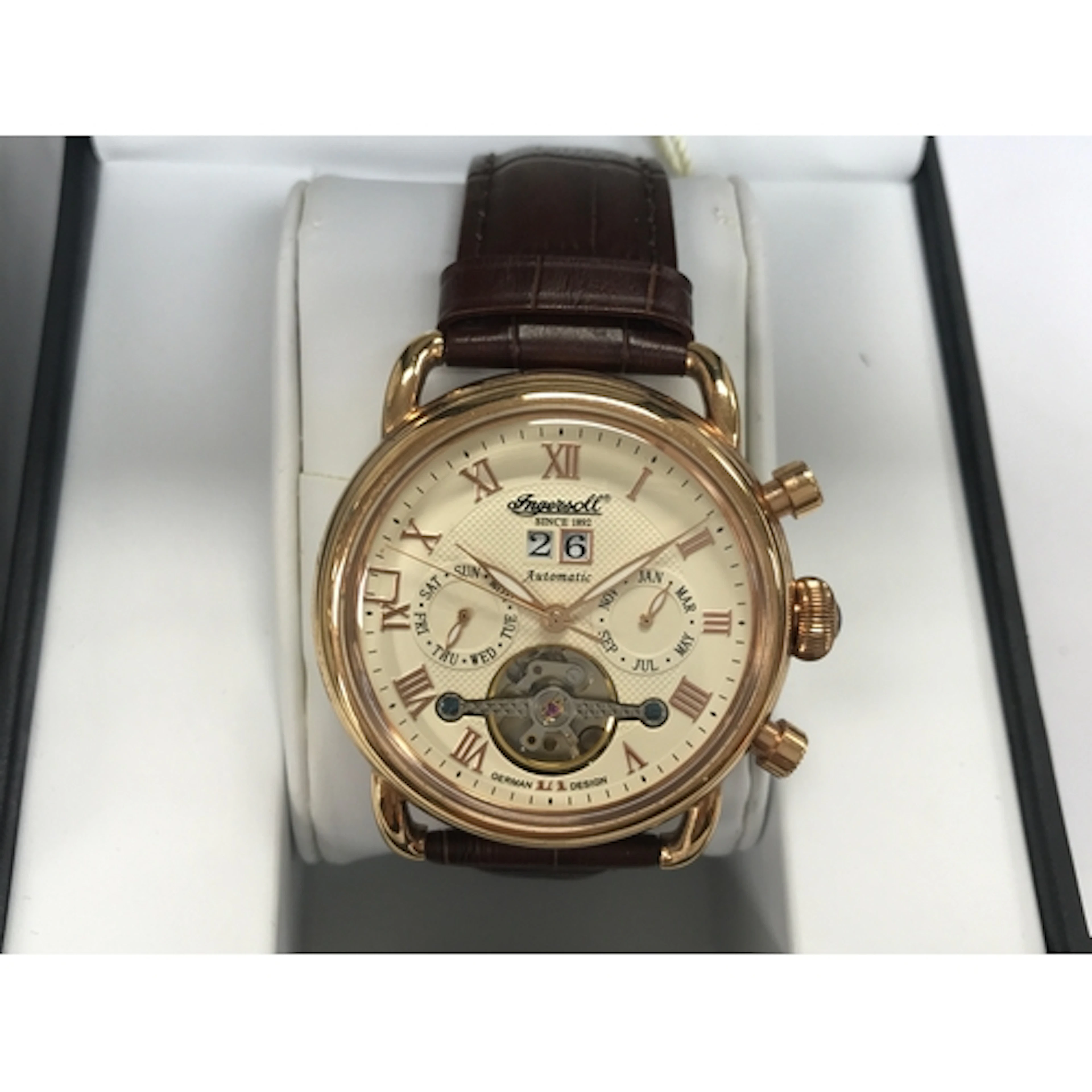 Ingersoll The New England Automatic watch, which features a ...